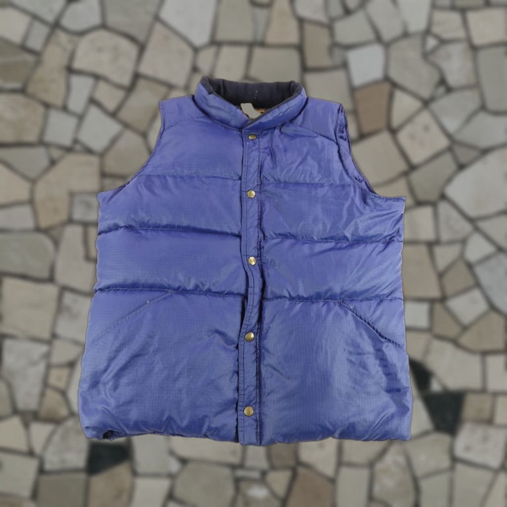 Eddie Bauer VINTAGE Eddie Bauer Vest Puffer Mens Large Blue Goose Down Sleeveless USA 90s Size US L / EU 52-54 / 3 - 1 Thumbnail