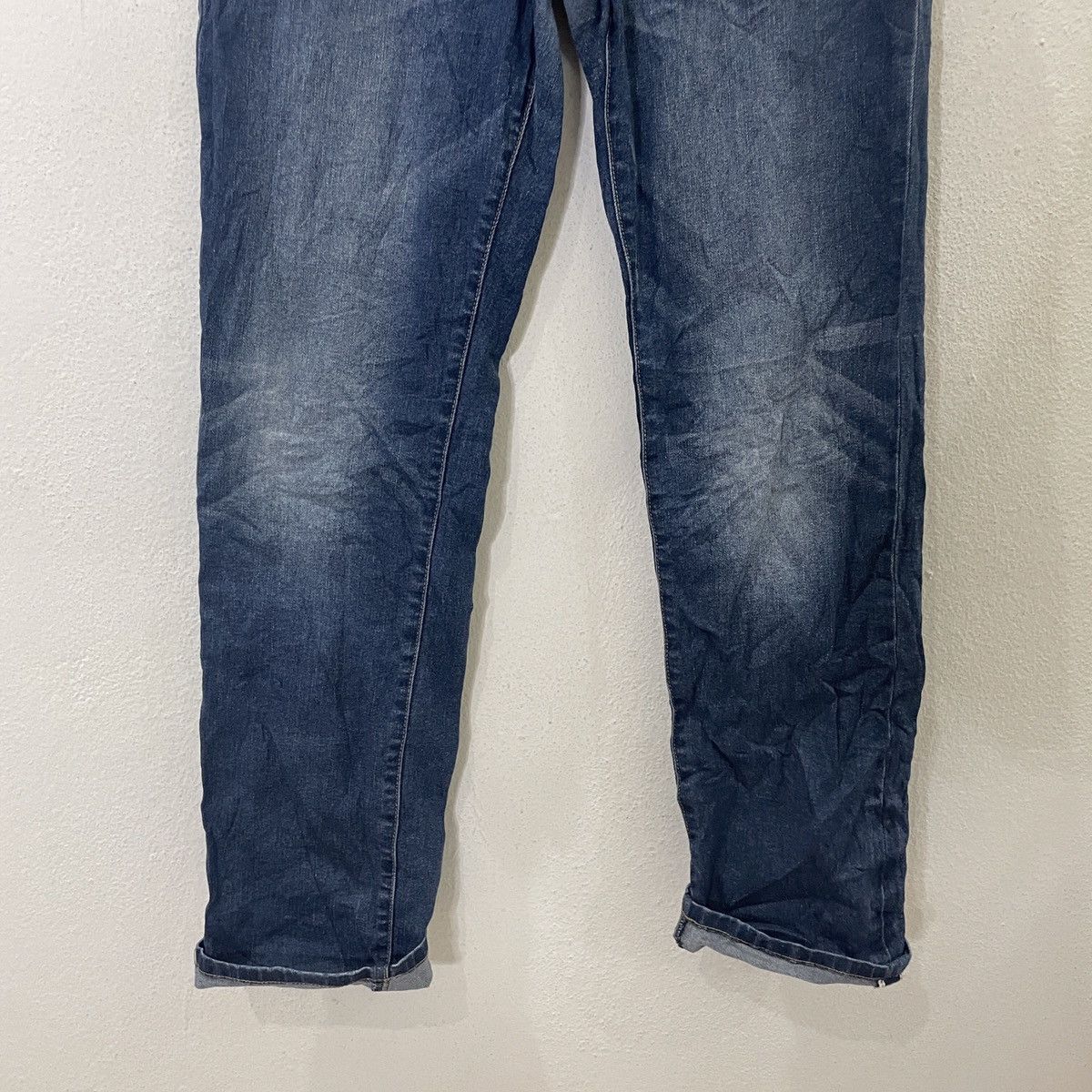 Other Vintage Bossini Jeans Seldvedge Distressed Denim Jeans Size US 31 - 4 Thumbnail