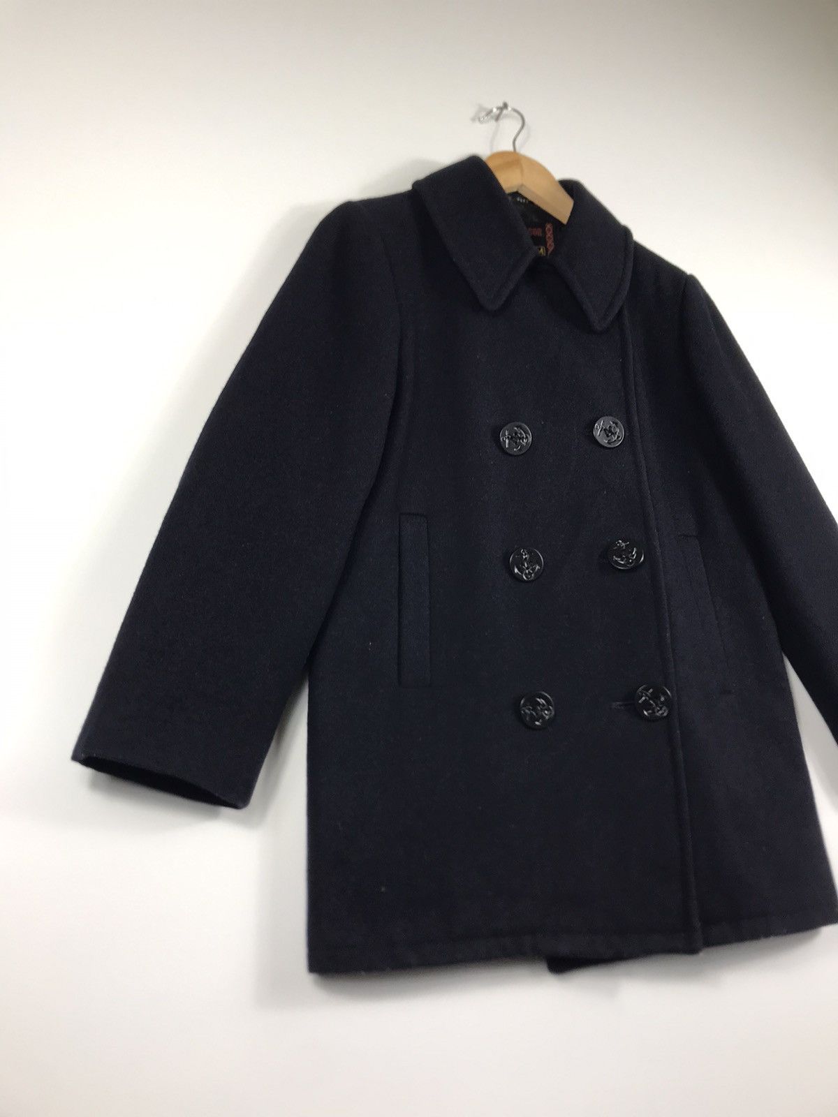 Japanese Brand × McGregor ⚡️Vintage McGregor Wool Double Breast Peacoat Size M / US 6-8 / IT 42-44 - 2 Thumbnail
