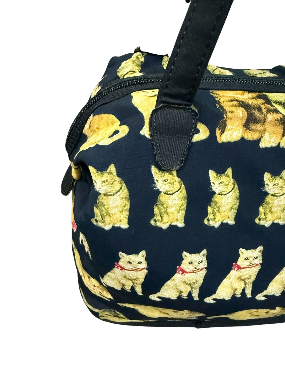 Versace Jeans Couture RARE VINTAGE VERSACE 90s REALIZZATO ALL ABOUT CATS HANDBAG Size ONE SIZE - 12 Thumbnail