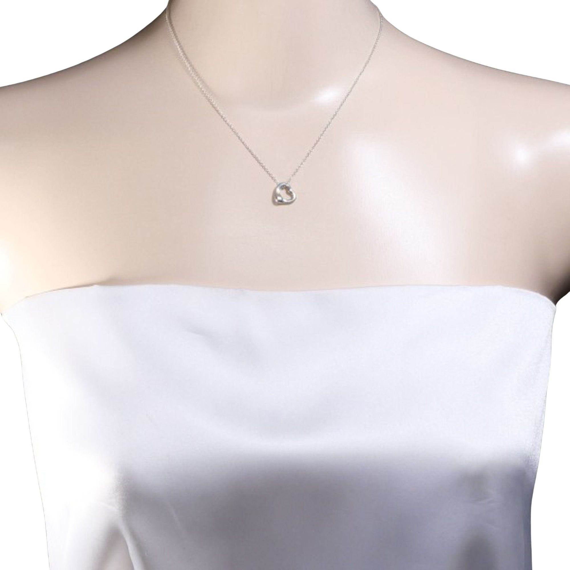 Tiffany & Co. Tiffany & Co Open Heart necklace Size ONE SIZE - 1 Thumbnail