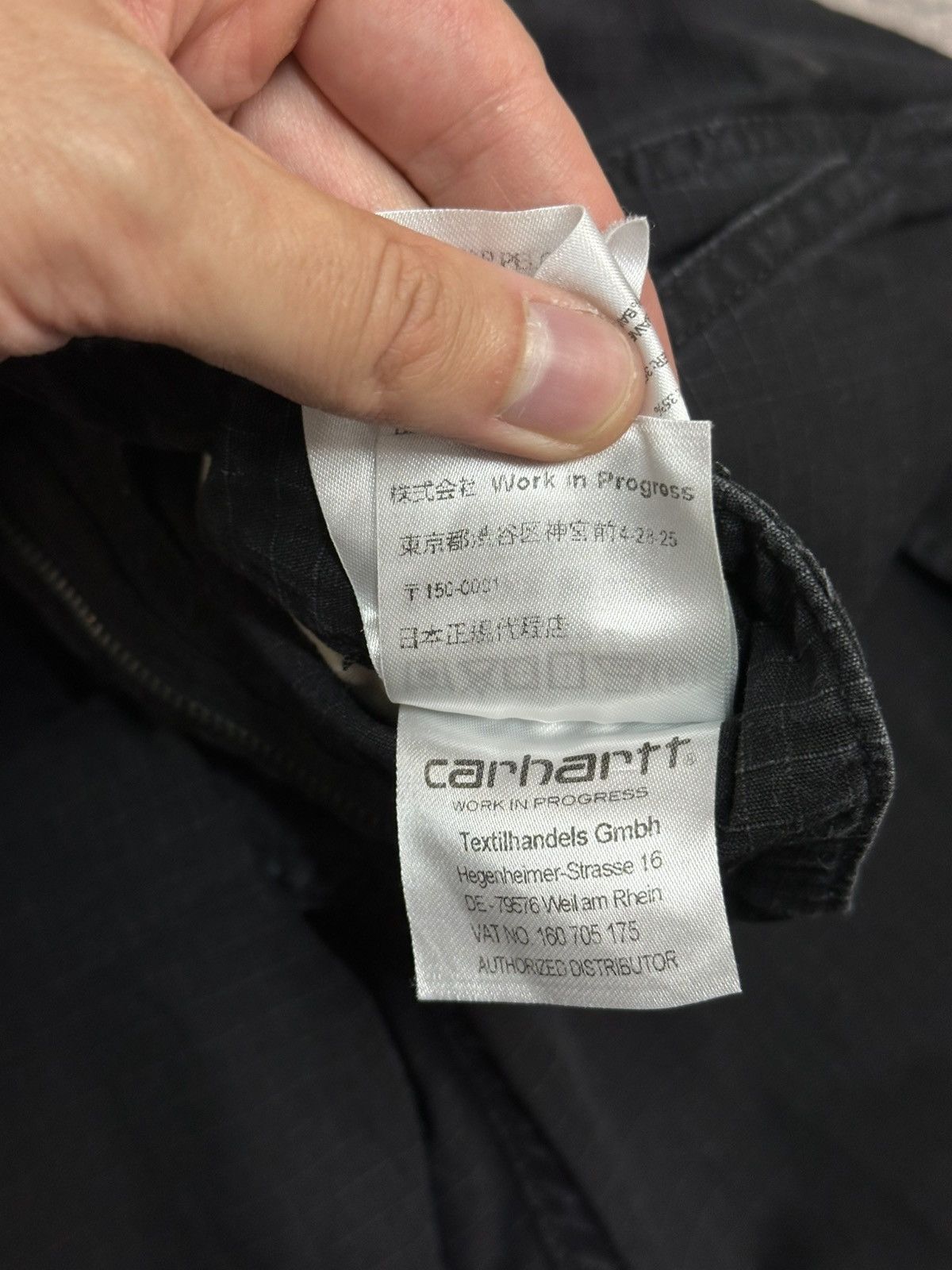 Carhartt Vintage Carhartt WIP Cargo Pants Ripstop Work Black Y2K Size US 34 / EU 50 - 11 Thumbnail