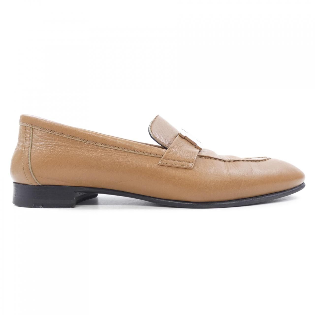 Hermes Hermes Hermes Paris H Buckle Leather Shoes Leather Shoes DUTY FREE for USA Size ONE SIZE - 1 Thumbnail