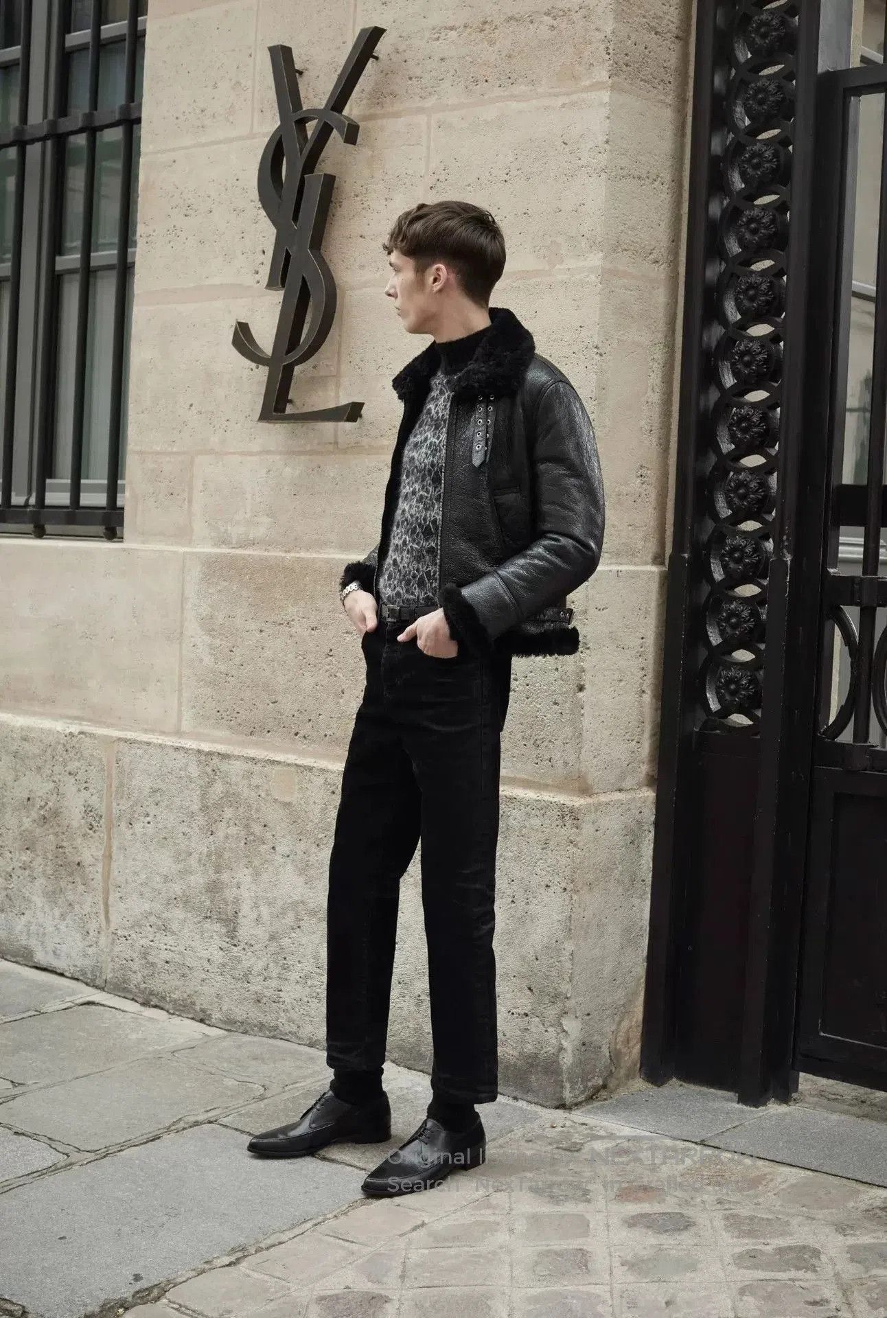 Saint Laurent Paris black and white high. Size M / US 6-8 / IT 42-44 - 7 Thumbnail