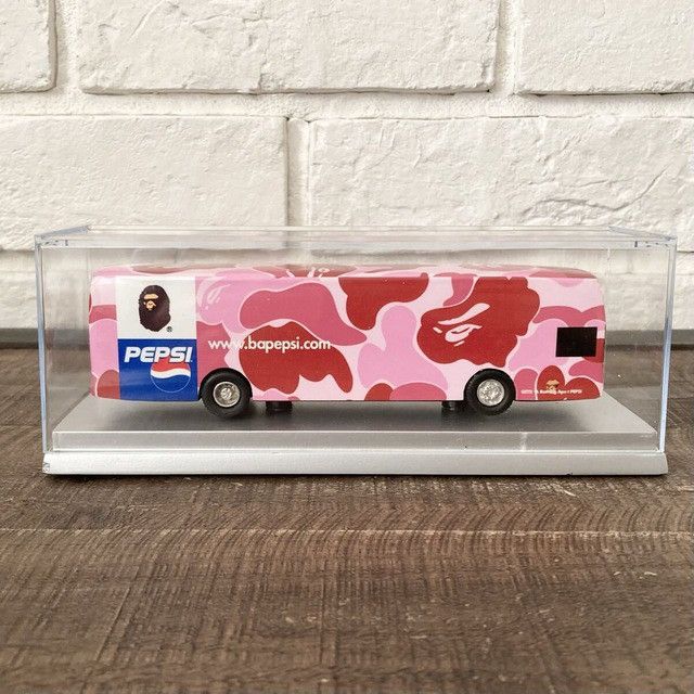 Bape × Pepsi 2001 BAPE × PEPSI Miniature Toy Bus ABC CAMO PINK NIGO APE Size ONE SIZE - 4 Thumbnail