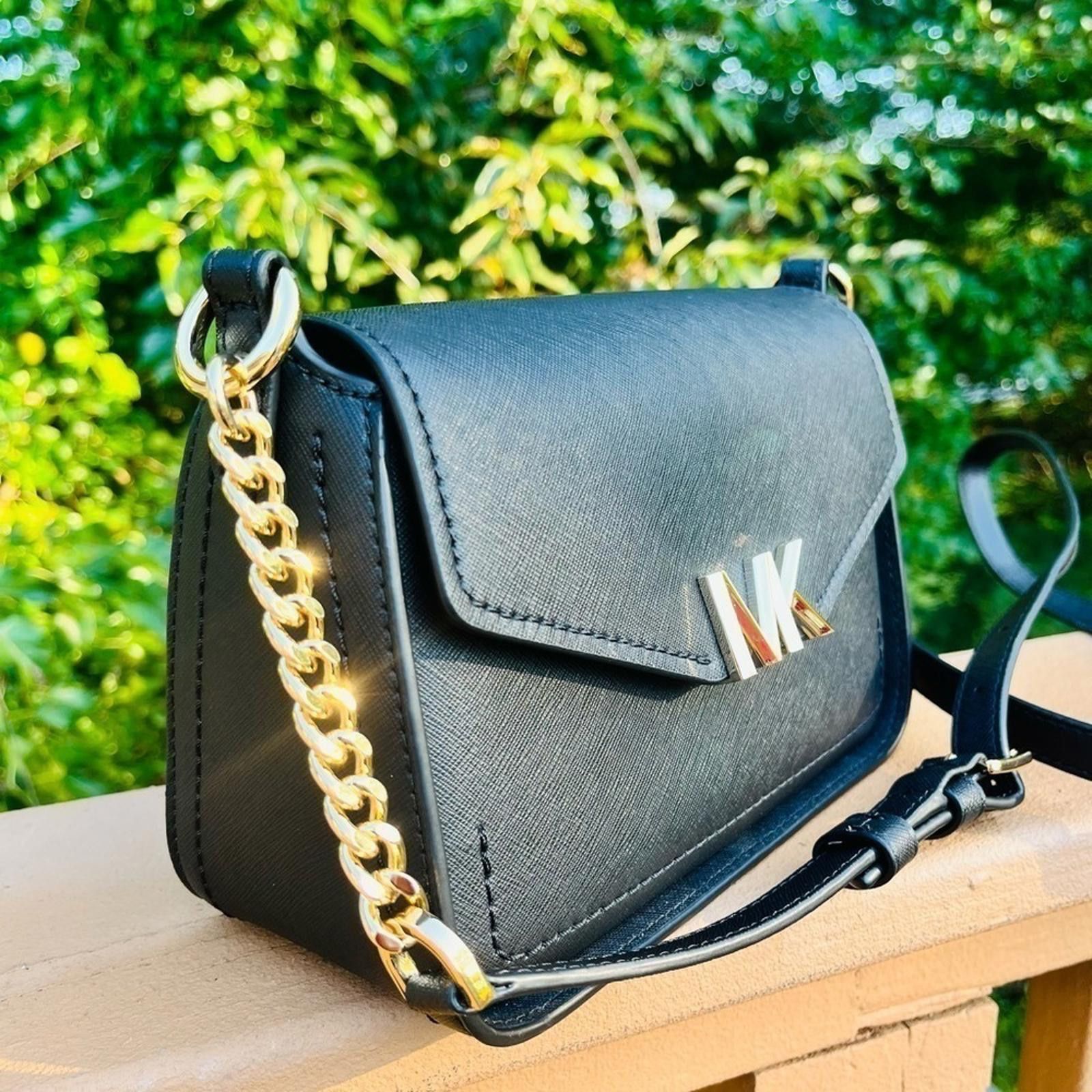 Michael Kors Michael Kors Black Sylvia Crossbody Bag NWT Size ONE SIZE - 2 Thumbnail