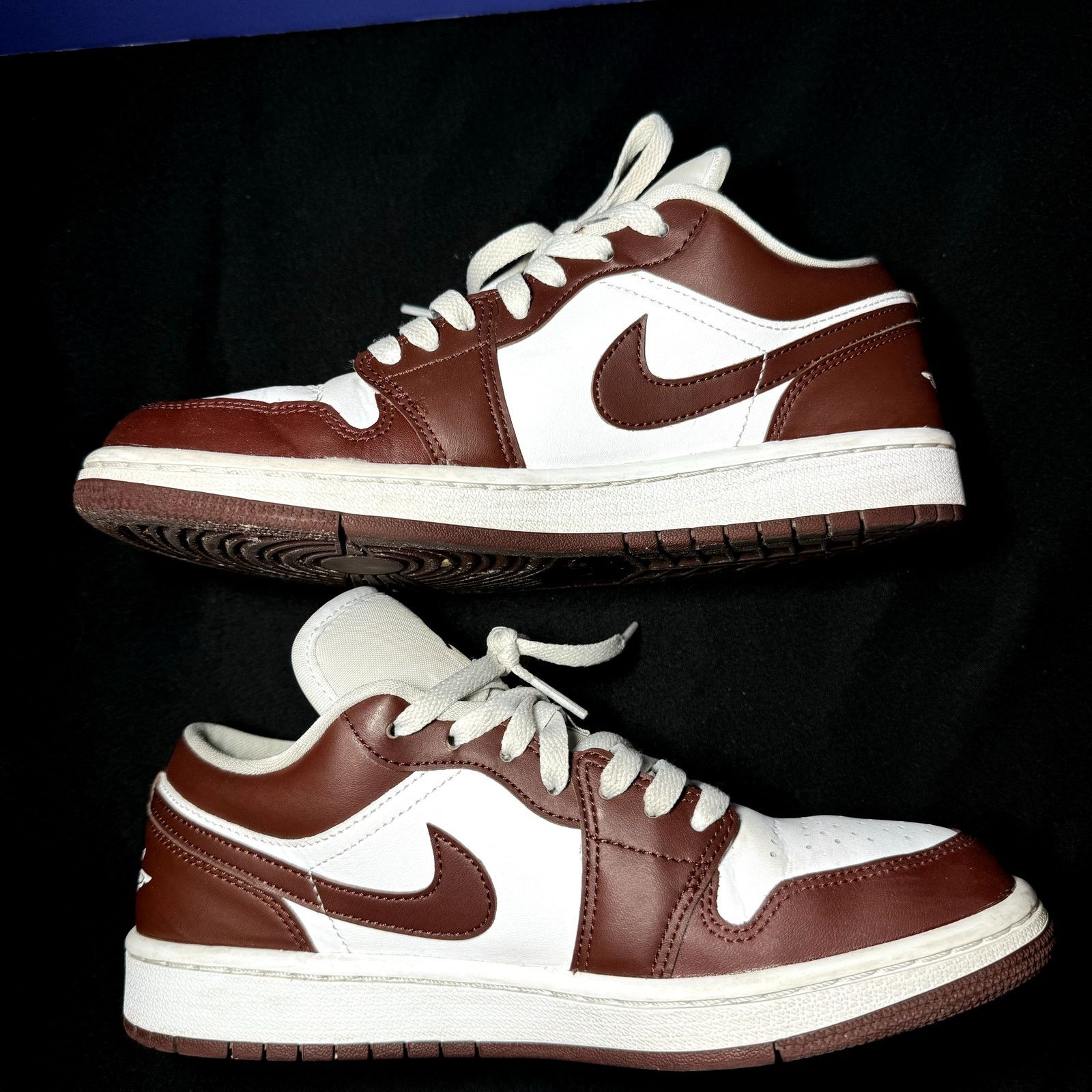 Jordan Brand × Nike Size 8 - Nike Air Jordan 1 Low Bronze Eclipse Women's Shoes Size US 8 / IT 38 - 3 Thumbnail