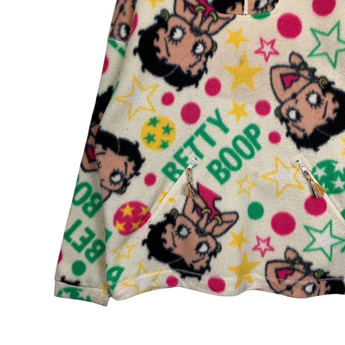 Cartoon Network BETTY BOOP Fullprint Half Zip Turtleneck Fleece #1861-C81 Size US XL / EU 56 / 4 - 3 Thumbnail