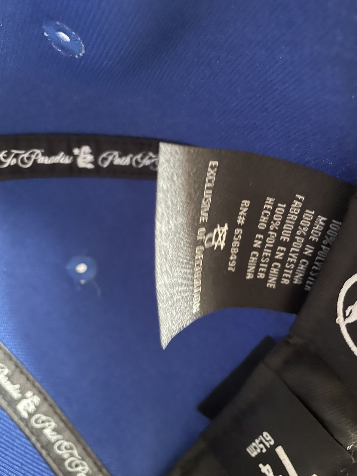 HELLSTAR HELLSTAR SZ 7 3/4 Blue Fitted Classic Logo Size ONE SIZE - 7 Thumbnail