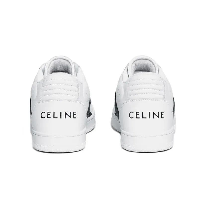 Celine o1bcso1str0625 350863733C Hi-Top Sneakers White/Silver/Black Size US 10 / IT 40 - 3 Thumbnail