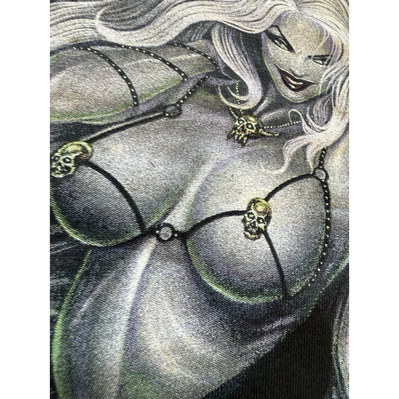 Anvil Vintage 2001 Chaos! Comics Lady Death Shirt XL Black Skull Size US XL / EU 56 / 4 - 5 Thumbnail
