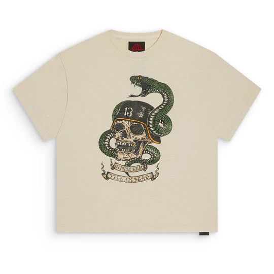 o1mle0226 Till I'm Dead T-Shirt in White