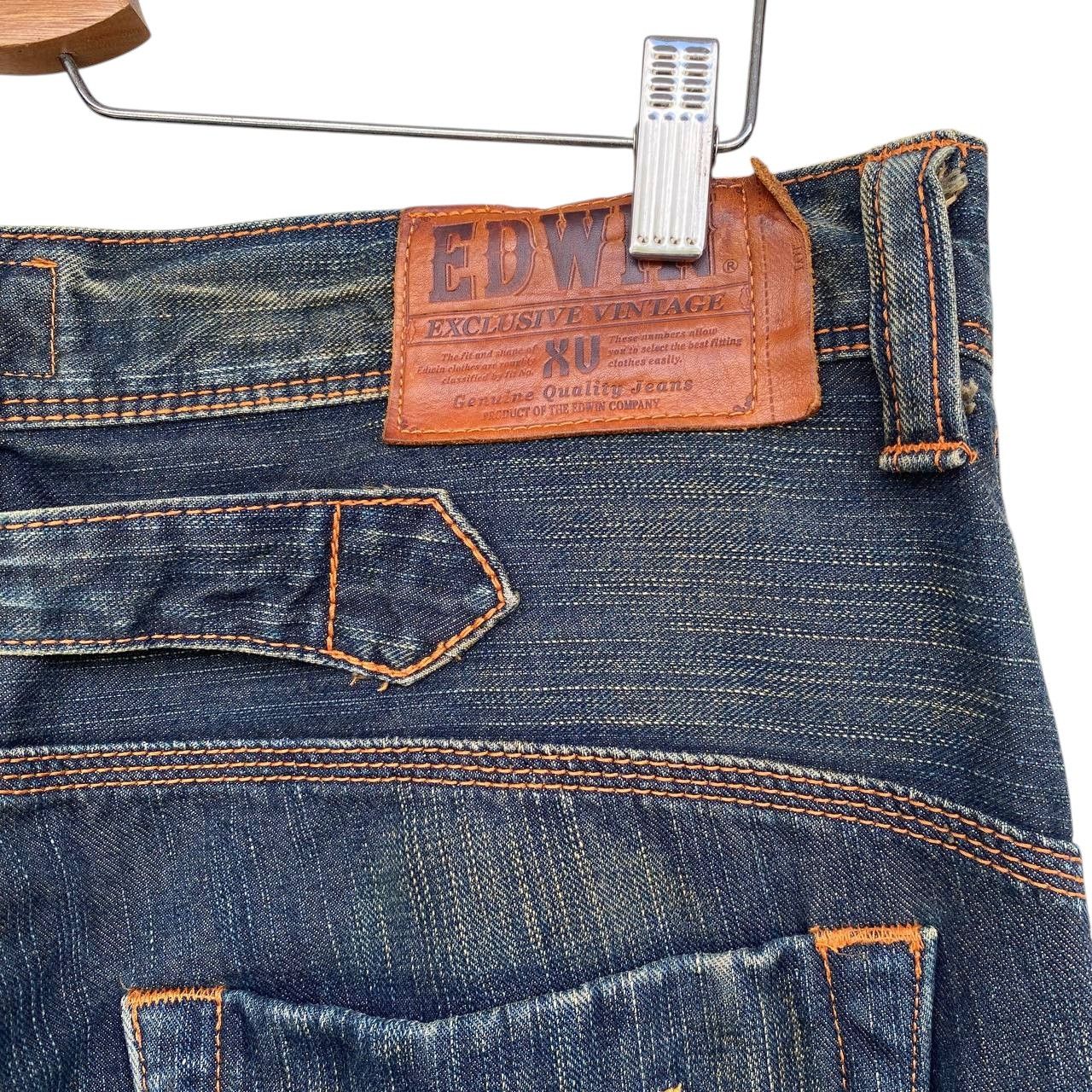 Edwin × Vintage FLARE EDWIN EXCLUSIVE MUDWASH CLAWMARK BUCKLE BACK BJ03-42 Size US 34 / EU 50 - 4 Thumbnail