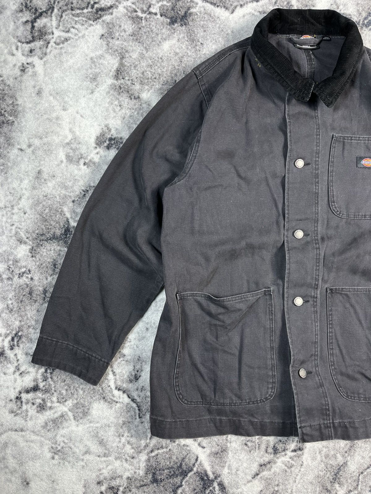 Dickies Dickies Black Work Jacket Quilted Lined Workwear Boxy Fit Size US S / EU 44-46 / 1 - 2 Thumbnail
