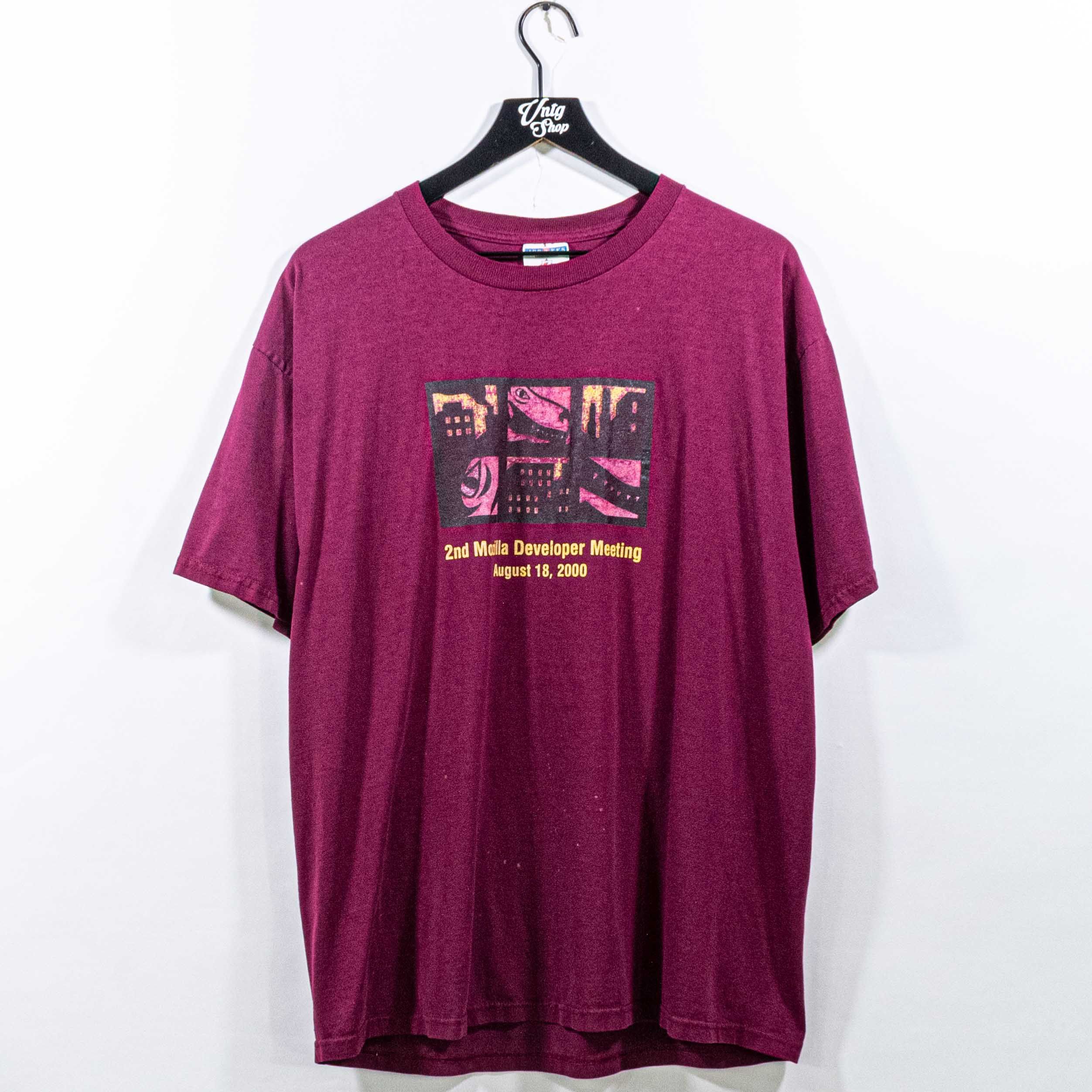 Vintage 2nd Mozilla Developer Meeting T-Shirt Internet Tech Software Size US XL / EU 56 / 4 - 1 Thumbnail