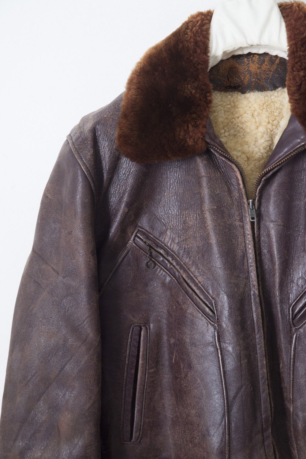 Vintage Vintage 1950's A2 leather bomber jacket Size US S / EU 44-46 / 1 - 2 Thumbnail