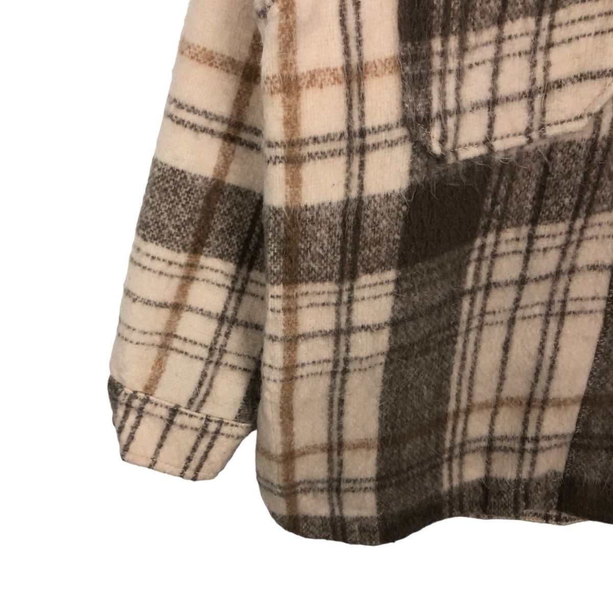 Flannel VINTAGE WOOL FLANNEL JACKET TARTAN DESIGN ZARA Size US M / EU 48-50 / 2 - 3 Thumbnail