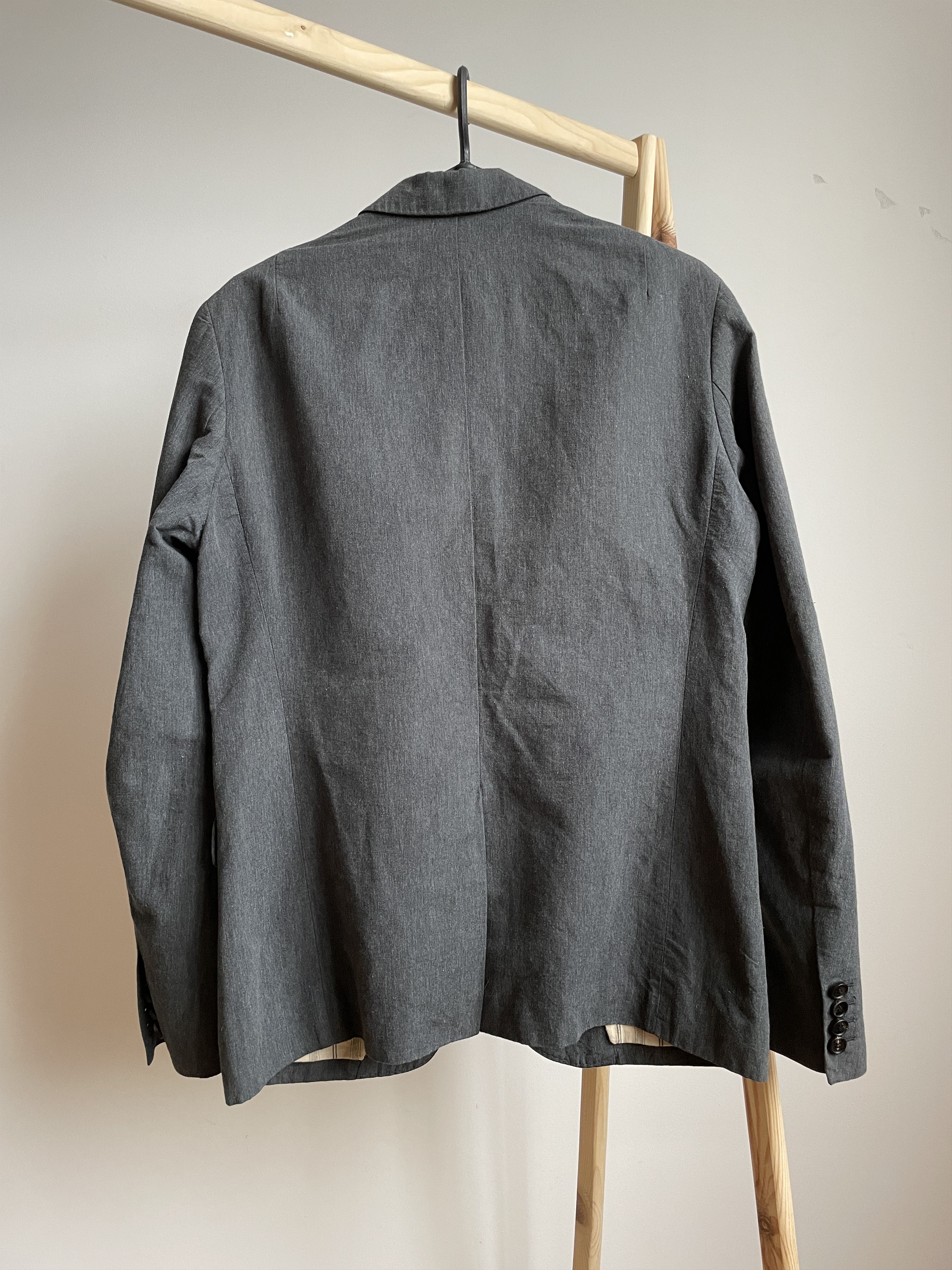 Allsaints Allsaints Ballast Charge Cotton/Linen Half Lined Blazer Size 36R - 2 Thumbnail