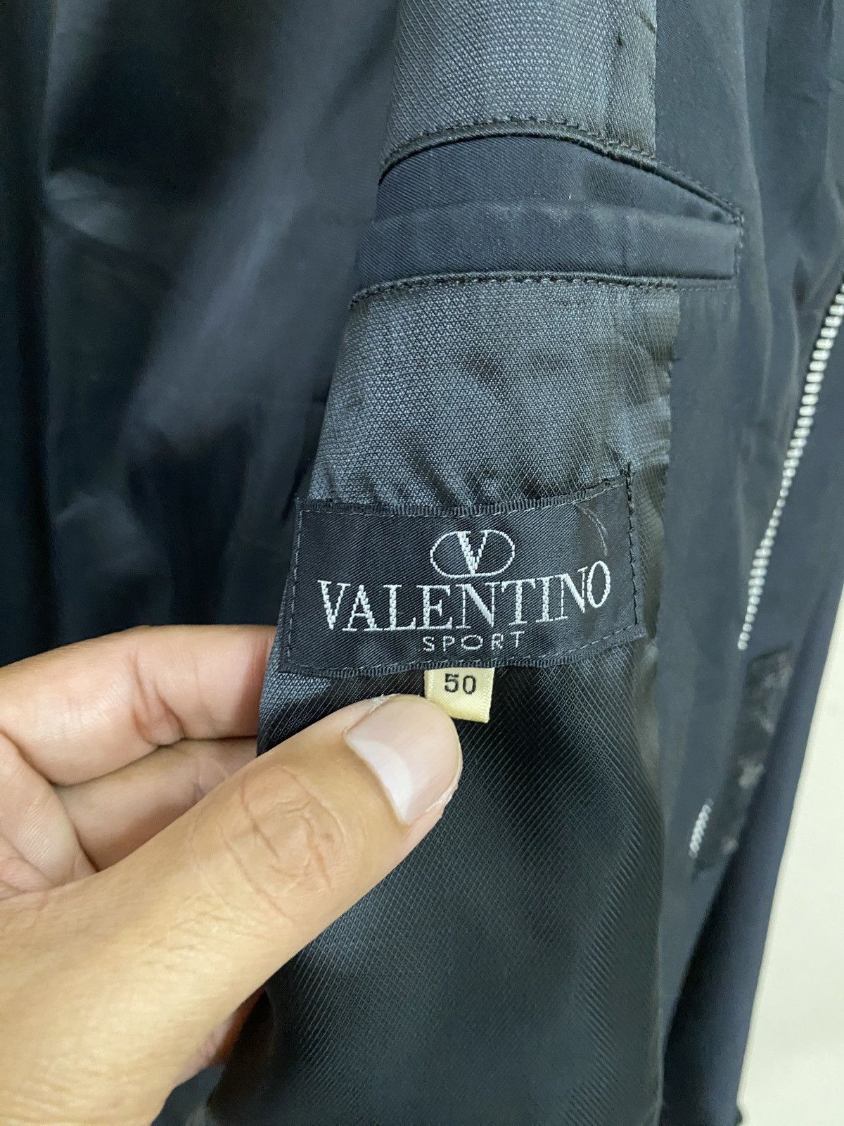 Valentino VINTAGE Valentino Sport Archival Hooded Jacket Black Size US L / EU 52-54 / 3 - 15 Thumbnail