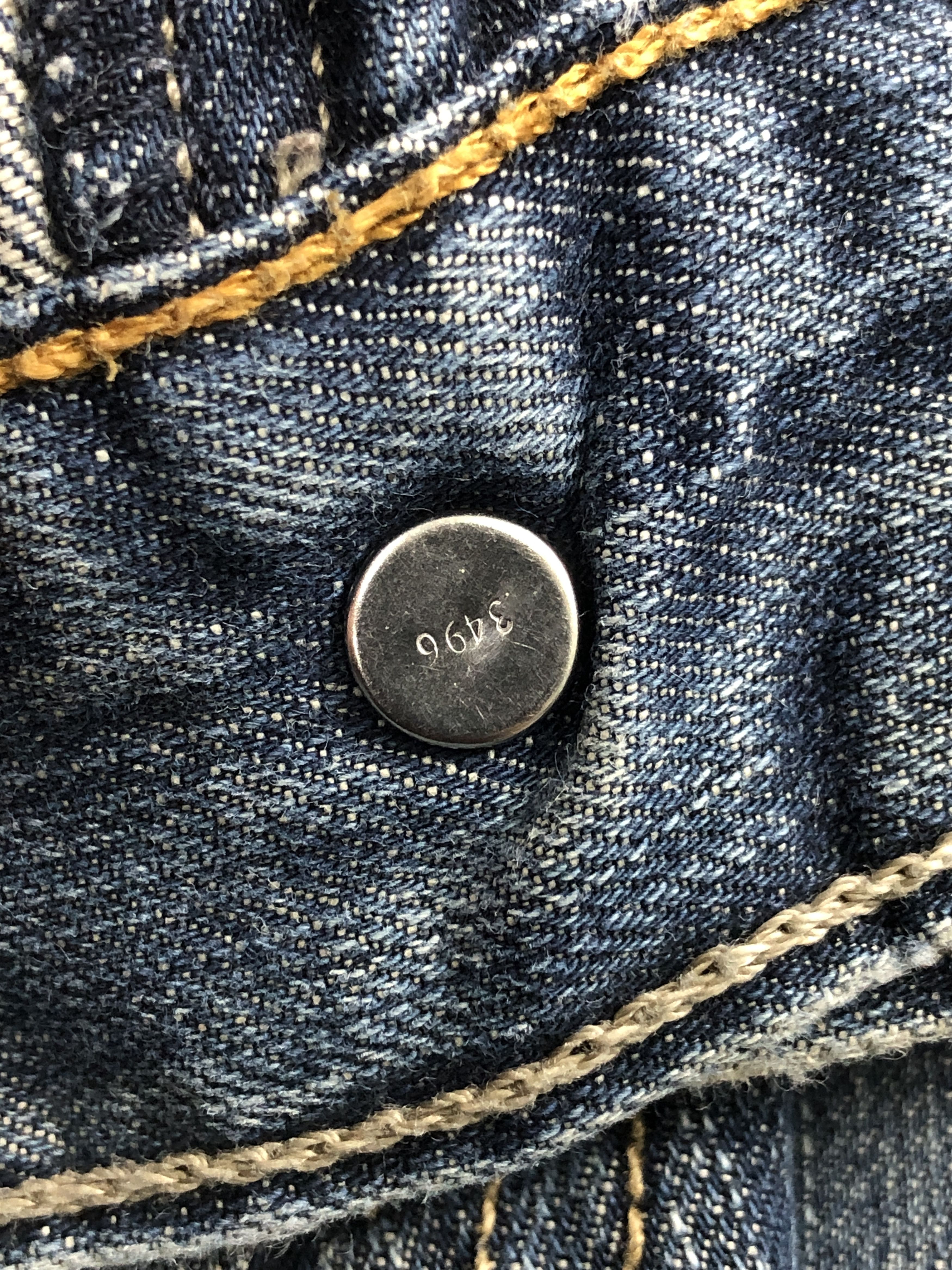 Levi's × Vintage Vintage Dirty Wash Levis 514 Slim Straight Jeans DP2462 Size US 33 - 15 Thumbnail