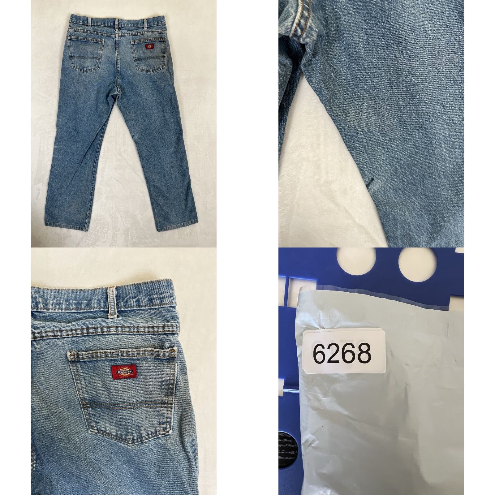 Dickies VINTAGE Dickies Jeans Blue Denim 36x32 Regular Men Size US 36 / EU 52 - 9 Thumbnail