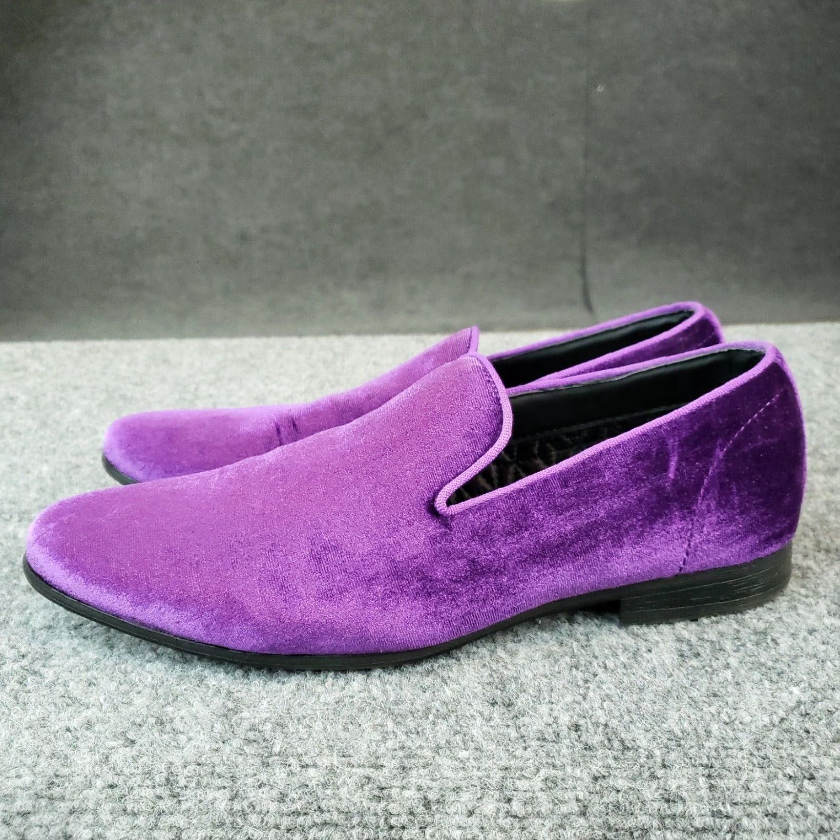 Steve Madden Steve Madden Laight Loafer Mens Size 8 Purple Velvet Slip On Casual Comfort Size US 8 / EU 41 - 4 Thumbnail