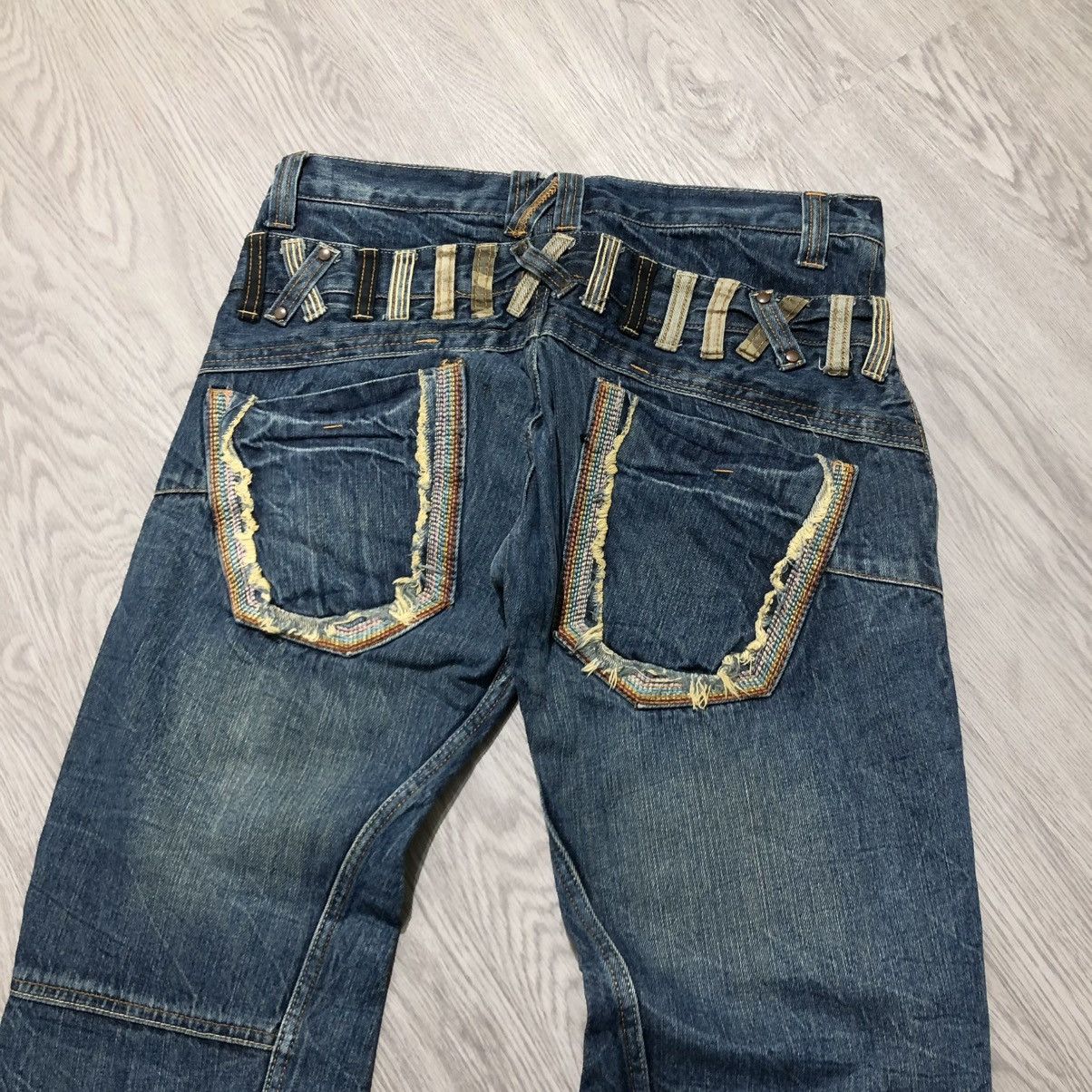 If Six Was Nine 2000s Breathmint Double Waist Faded Beauty Beast Lgb Jeans Size US 32 / EU 48 - 2 Thumbnail