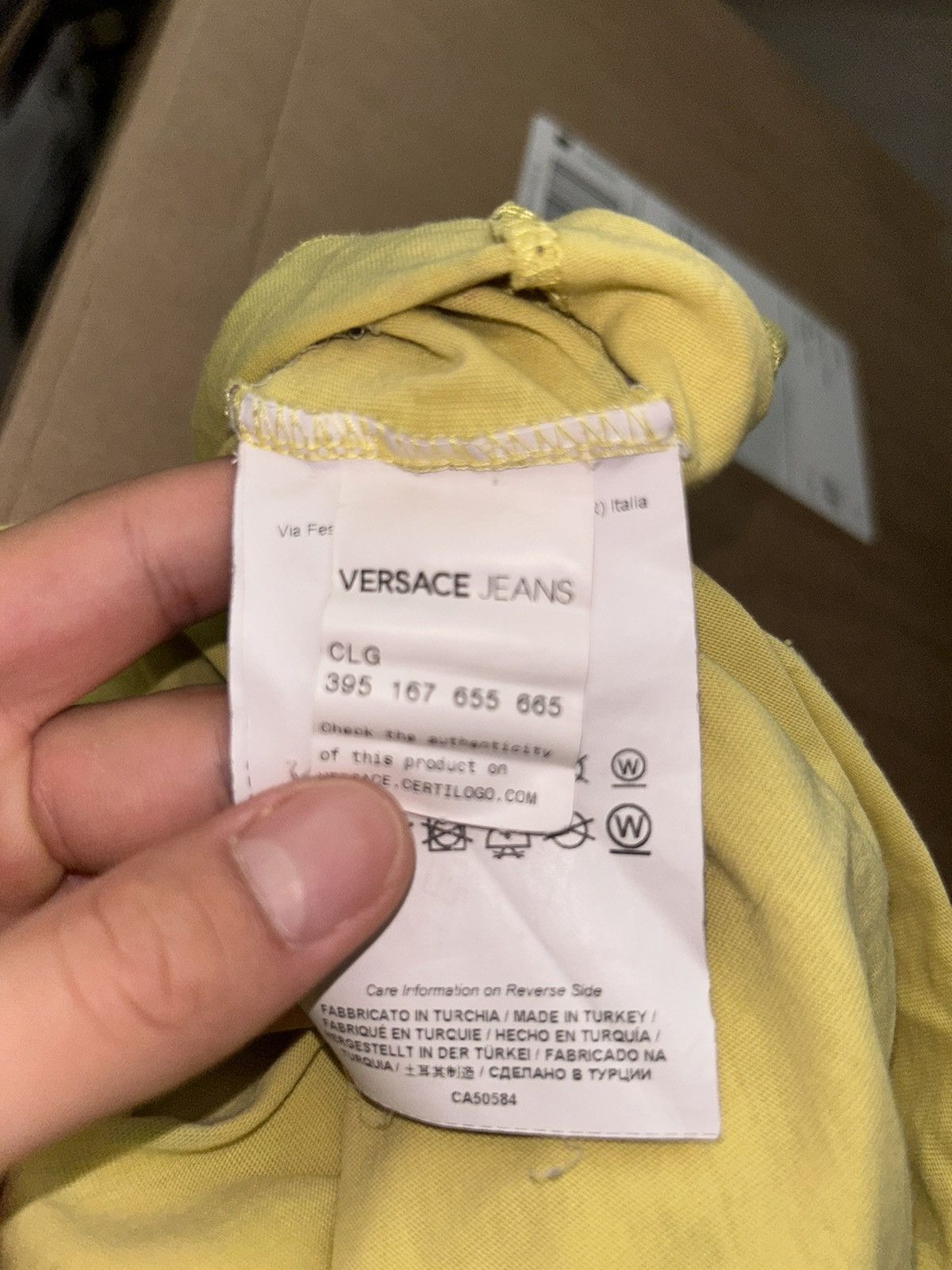 Versace Jeans Couture RARE🟡Versace T-Shirt🟡 Size US S / EU 44-46 / 1 - 5 Thumbnail