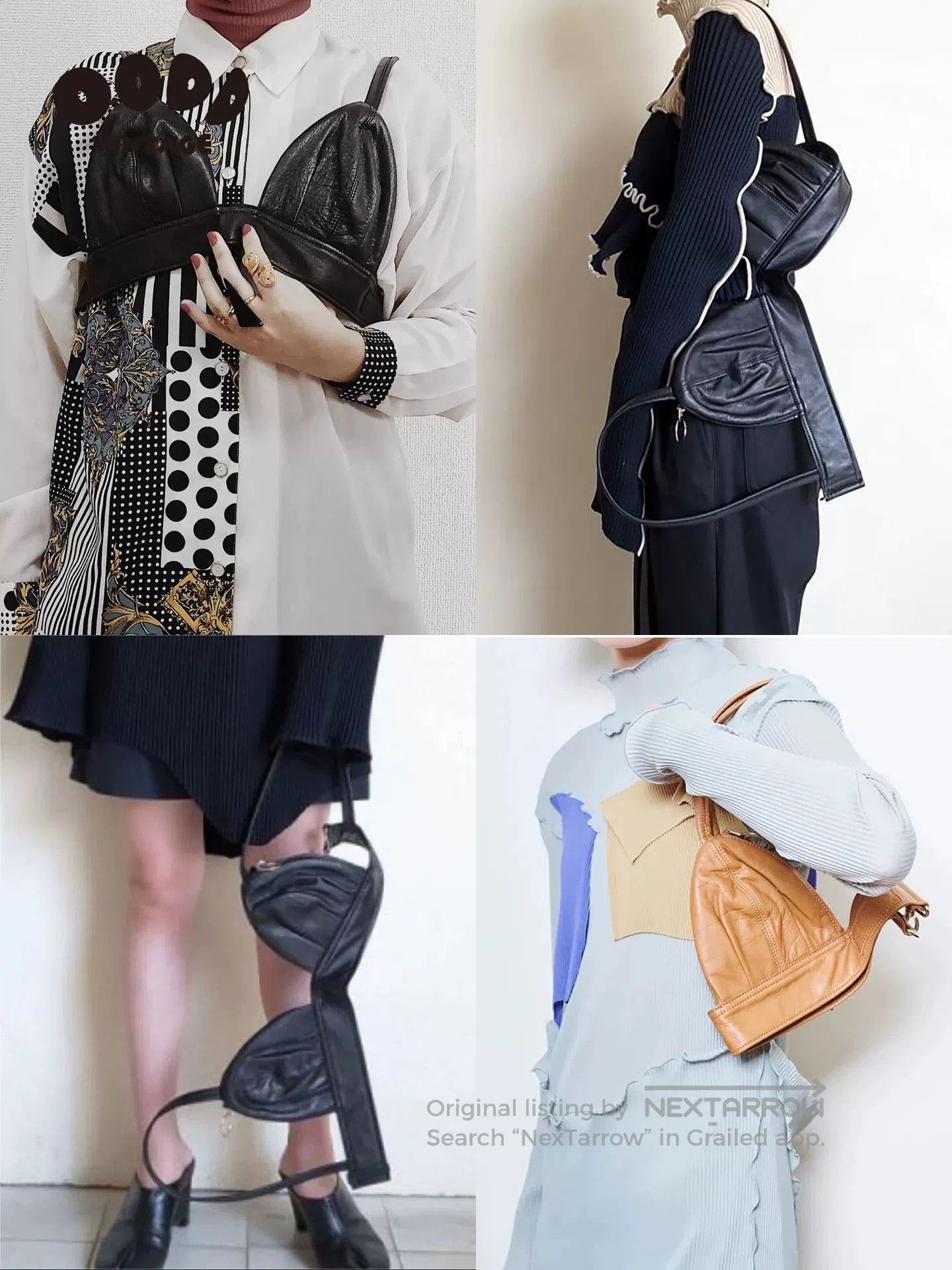 Koto Kotohayokozawa Leather Bra Bag. Size ONE SIZE - 9 Thumbnail