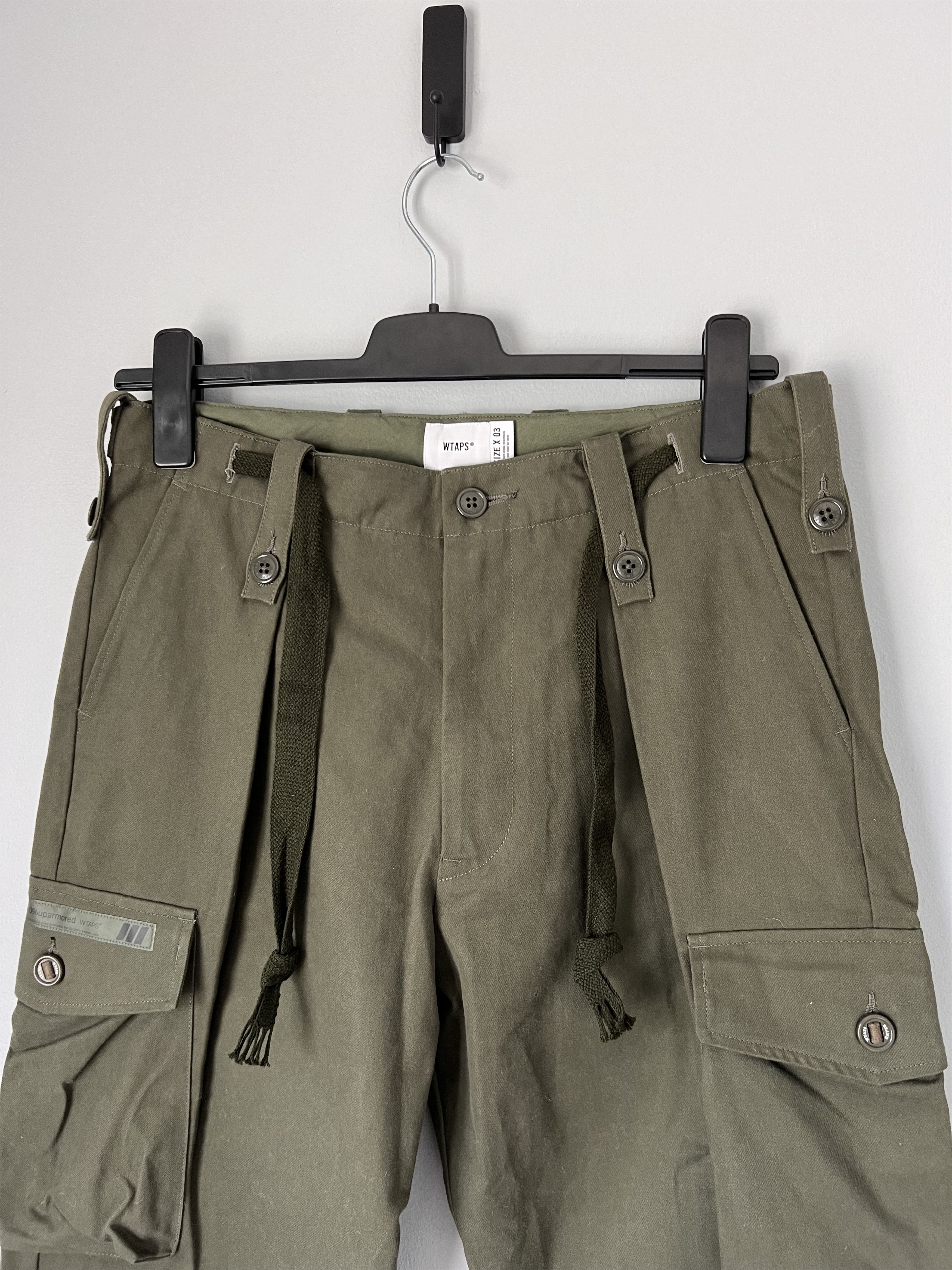 Wtaps WTAPS Milt2001 Cargo Pants in Olive Green Size US 34 / EU 50 - 2 Thumbnail