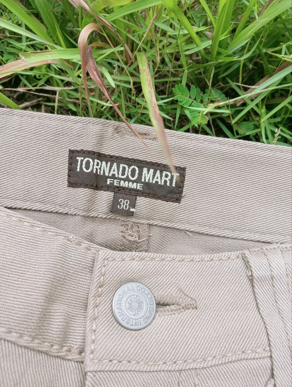 Tornado Mart TORNADO MART JAPAN GLITTER STRETCH FLARED PANTS Size 30" / US 8 / IT 44 - 5 Thumbnail