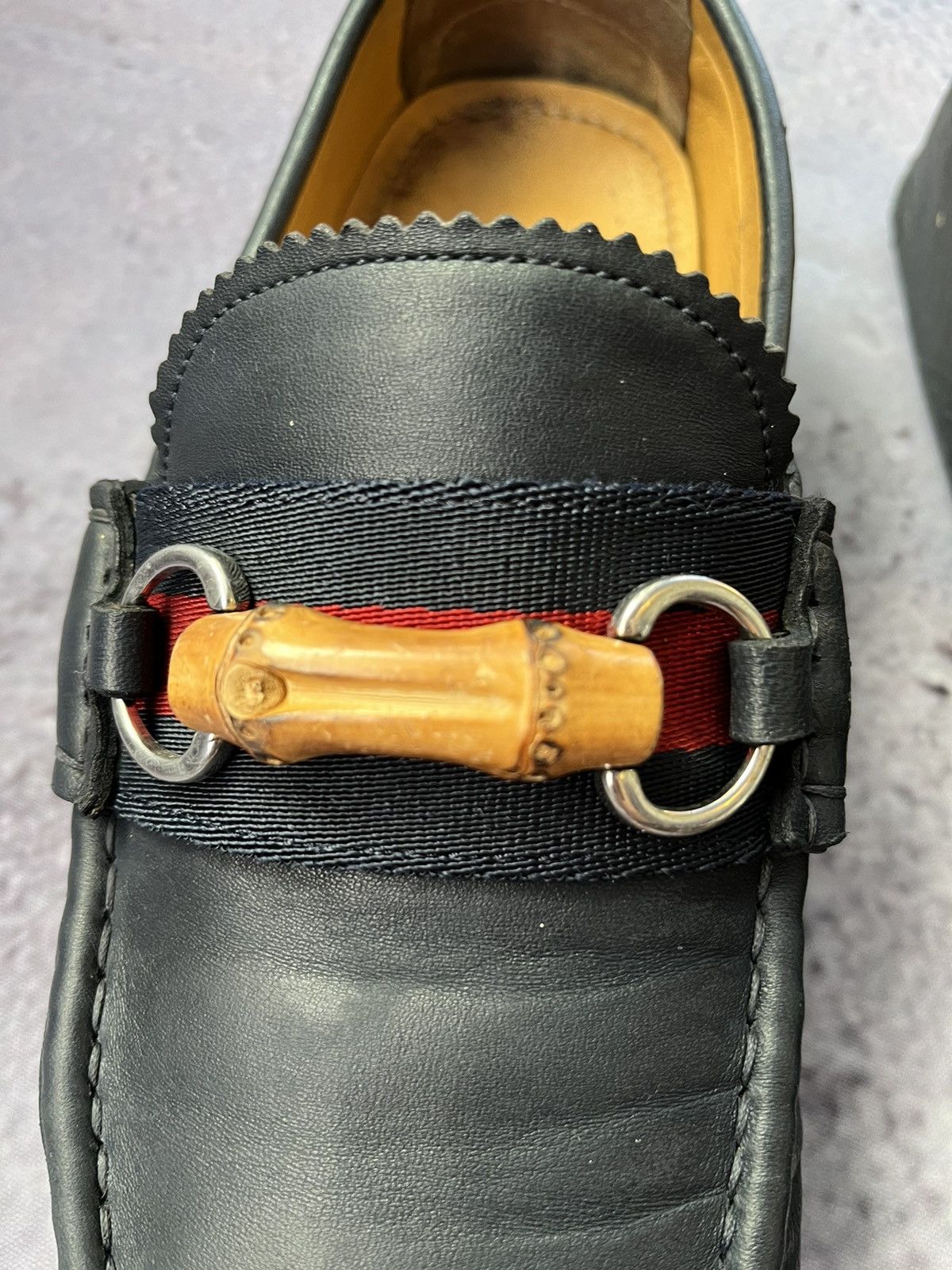 Gucci Gucci Bamboo Leather Loafers Black Size US 8.5 / EU 41-42 - 3 Thumbnail
