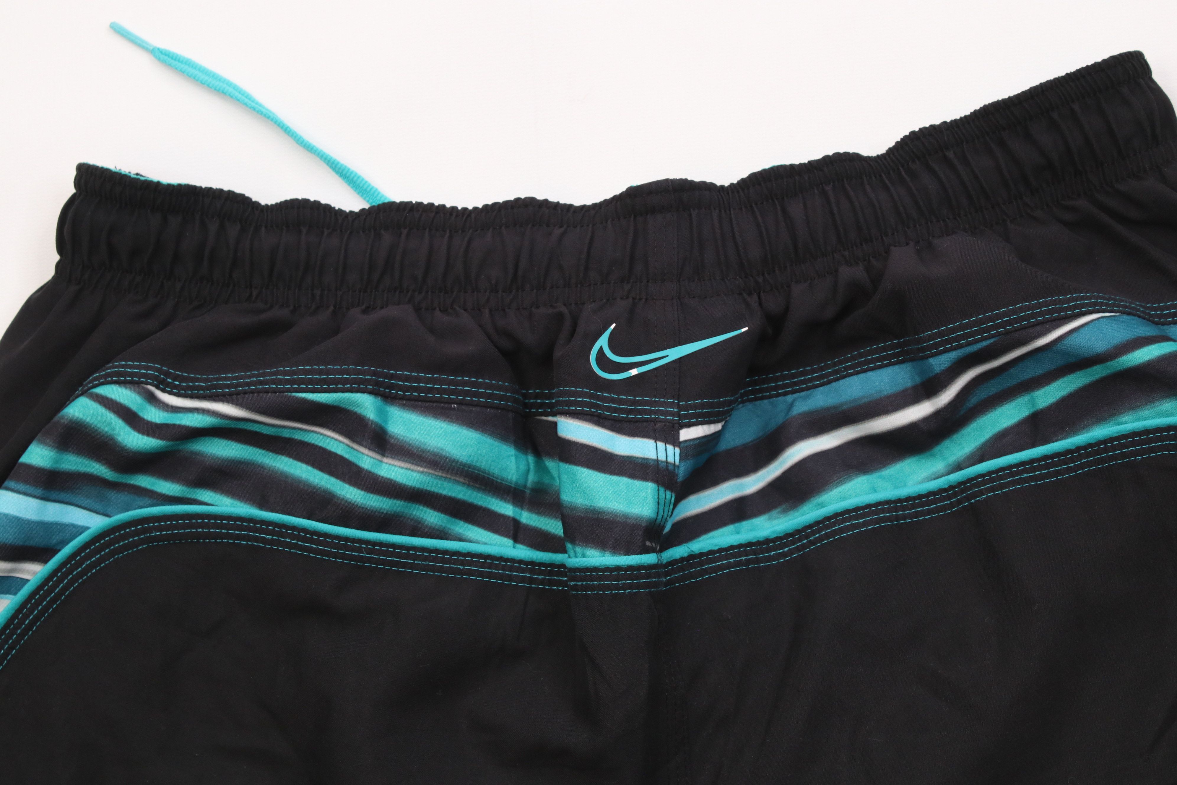 Nike Vintage Y2K Nike Scott Mini Swoosh Lined Shorts Swim Trunks Size US 34 / EU 50 - 9 Thumbnail