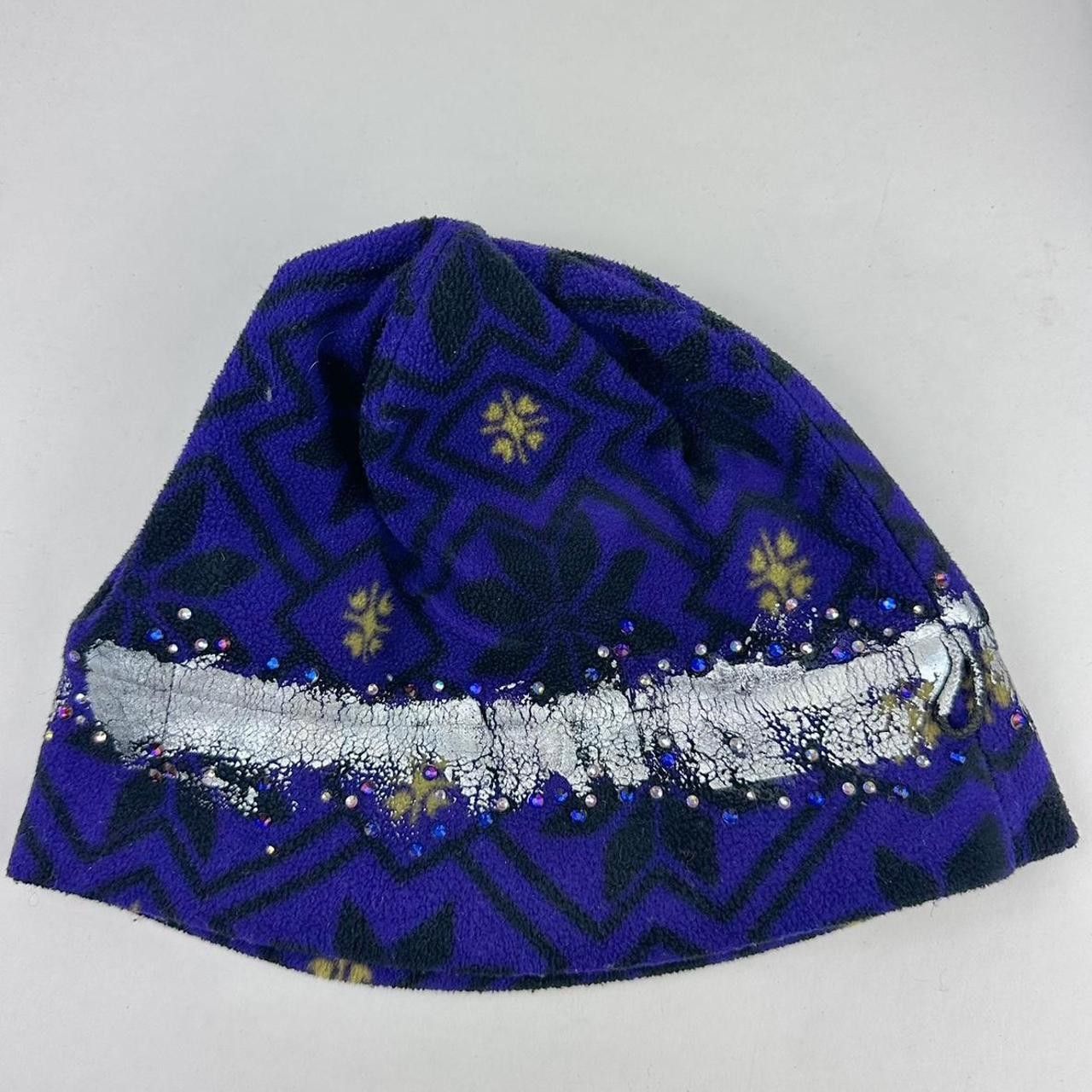 Columbia ASTROBOI* PURPLE FAIR ISLES FLEECE RHINESTONE BEANIE Size ONE SIZE - 2 Thumbnail