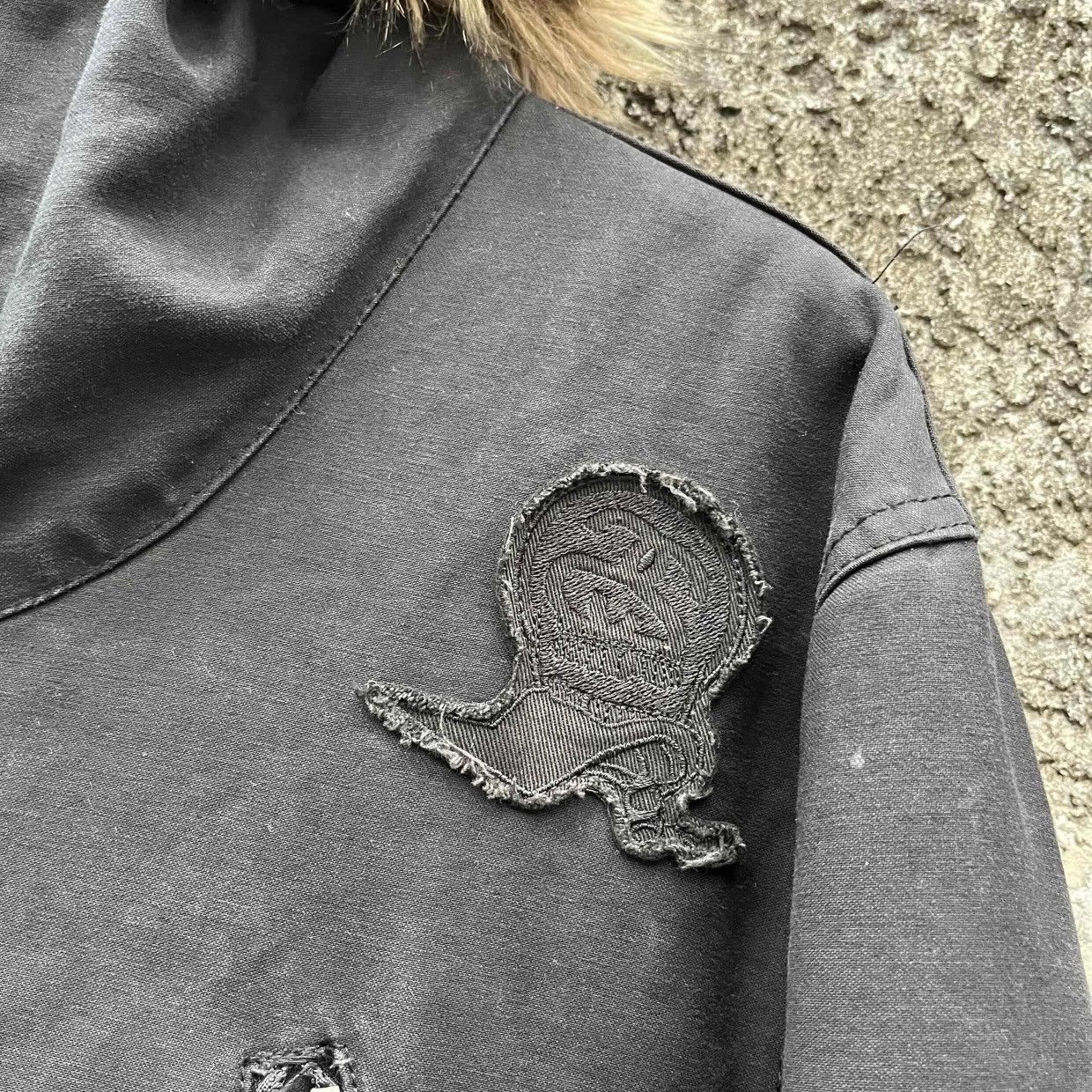 Stussy 00s Stussy Kostas Battle Axes N-3B ParkaJacket Quilted Lined Size US L / EU 52-54 / 3 - 11 Thumbnail