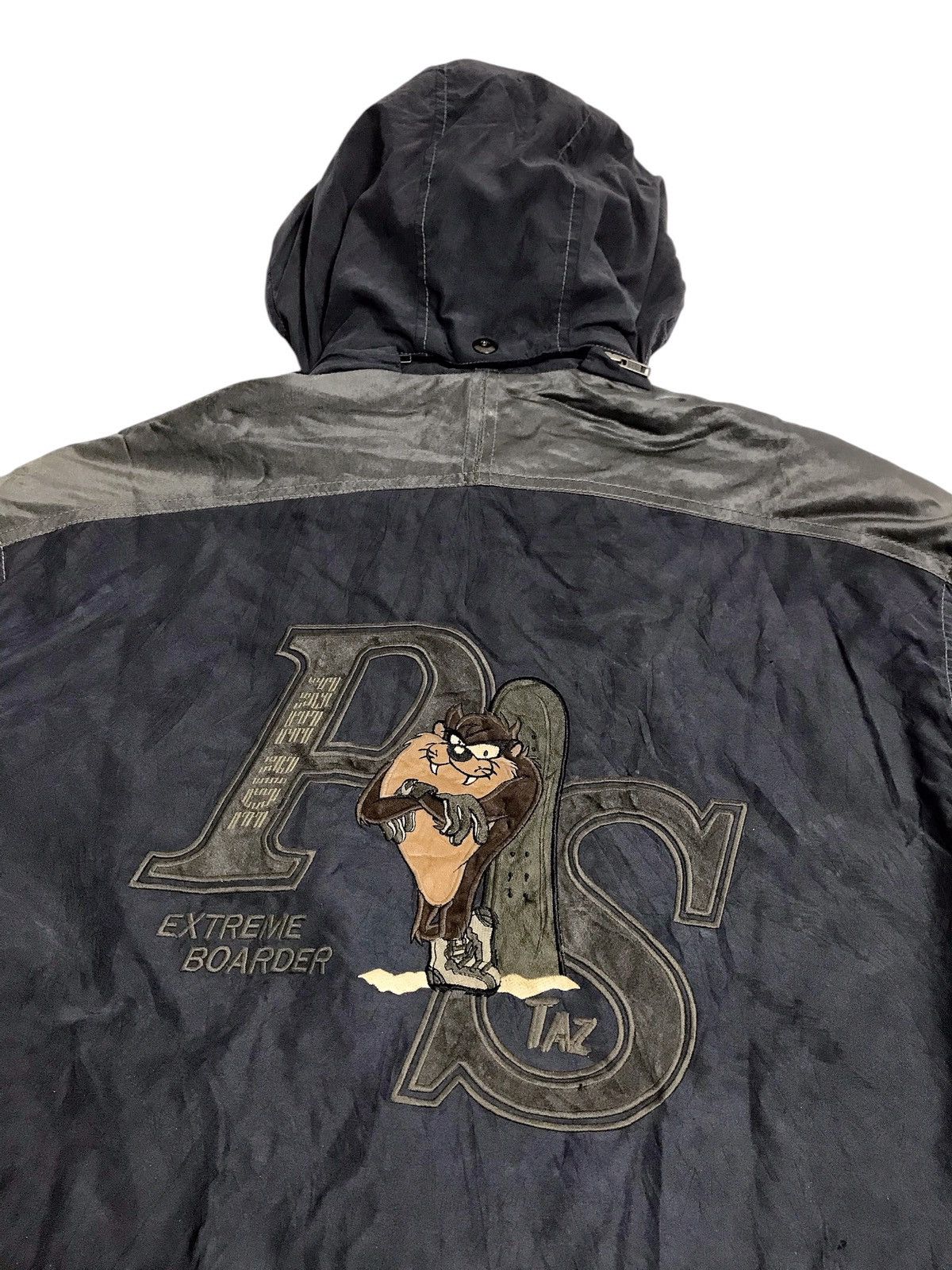 Japanese Brand × Vintage × Warner Bros 1997 Piasports Big Embroidery Logo On The Back Parka Size US XL / EU 56 / 4 - 3 Thumbnail