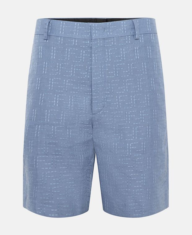 Fendi Linen-blend shorts Size US 33 - 1 Thumbnail