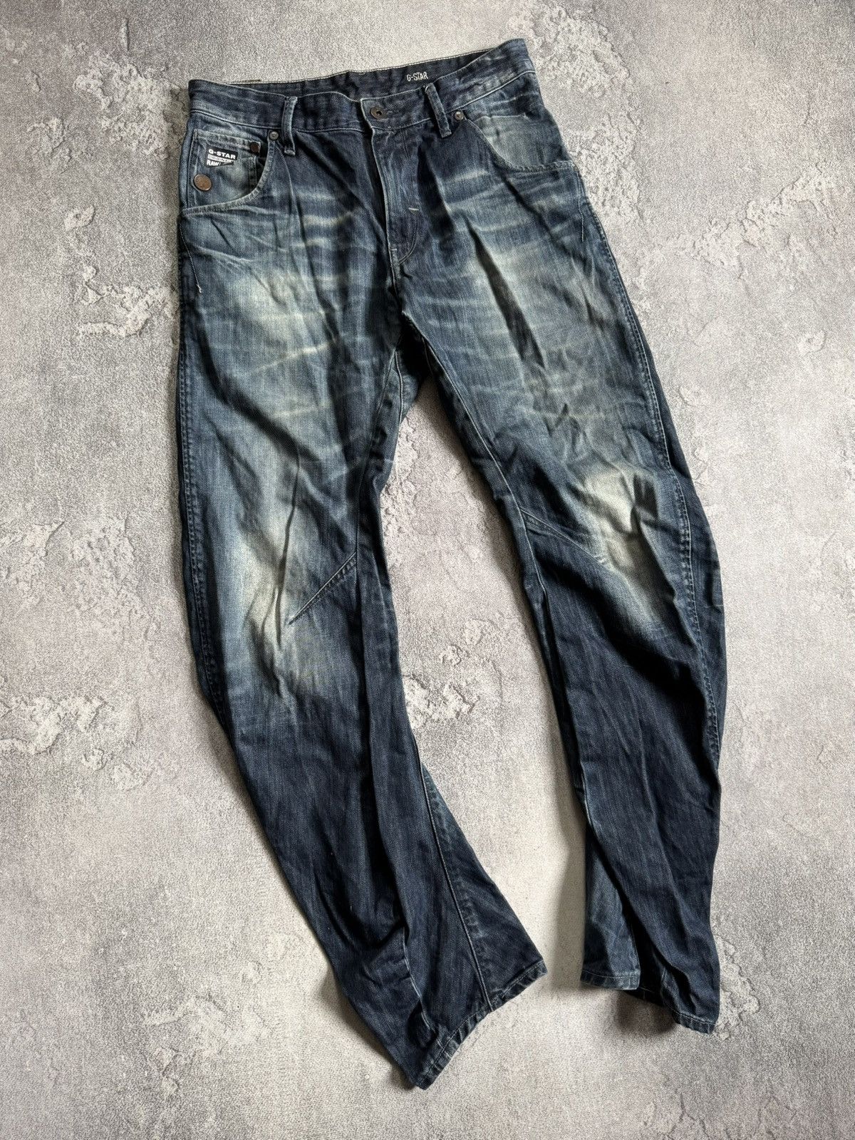 G-Star G Star Arc 3D Jeans 30 L32 Loose Tapered Leg Zip Twisted Size US 30 / EU 46 - 4 Thumbnail