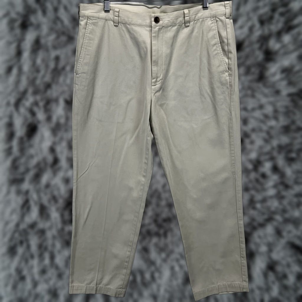 Brooks Brothers Brooks Brothers Men’s Clark Chino Pants 38X30 Beige Flat Front Preppy Regular Men 38 30 VGUC Size US 38 / EU 54 - 1 Thumbnail