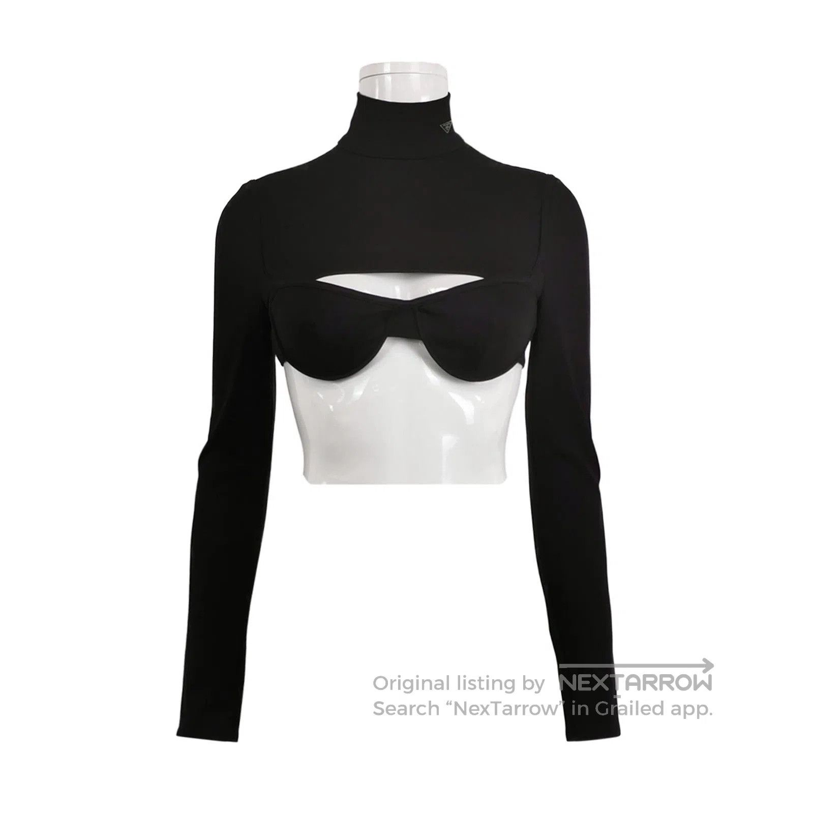 Prada Prada Black Long Sleeve Top . Size M / US 6-8 / IT 42-44 - 1 Thumbnail
