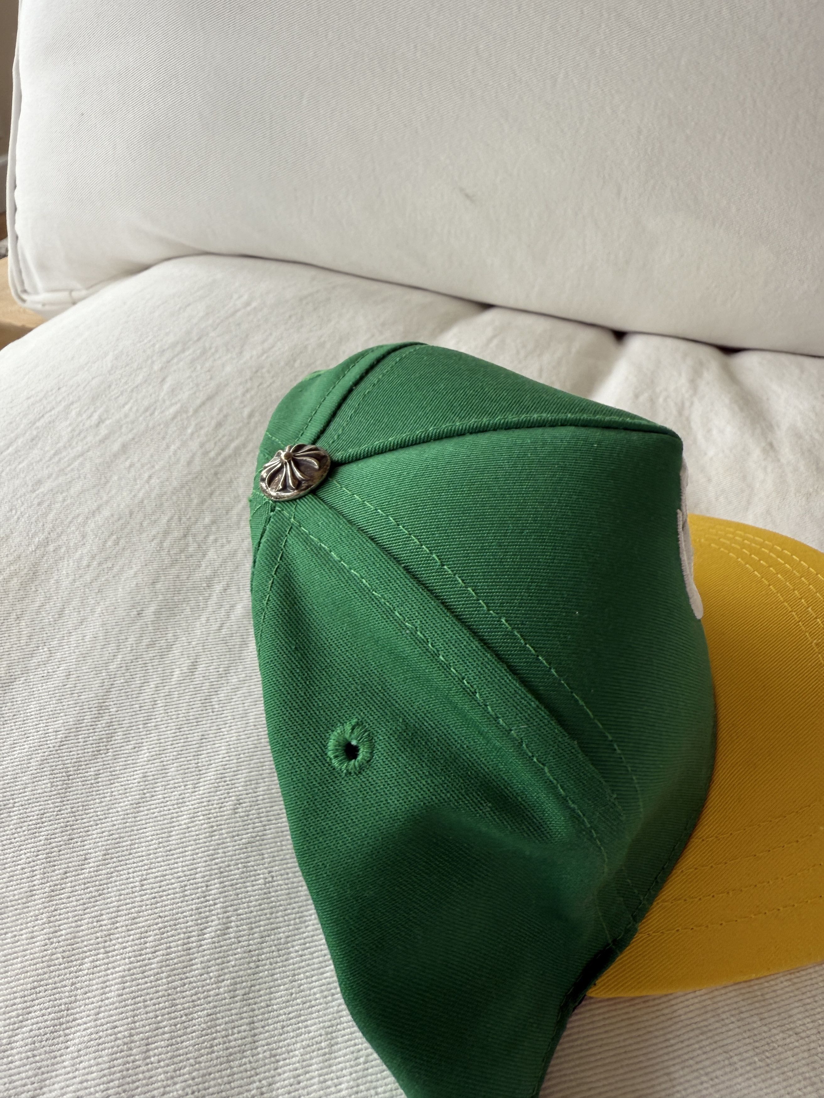 Chrome Hearts Chrome Hearts Green CH Trucker Hat Size ONE SIZE - 10 Thumbnail