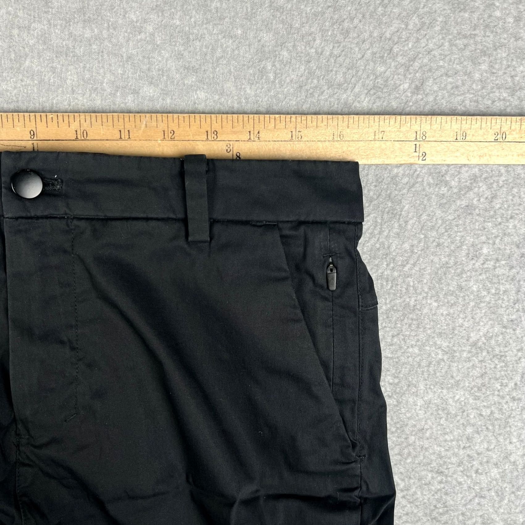 Lululemon Lululemon ABC Classic Fit Swift Cotton Pants Stretch 31x27 Black M5440S - Mens Size US 31 - 5 Thumbnail