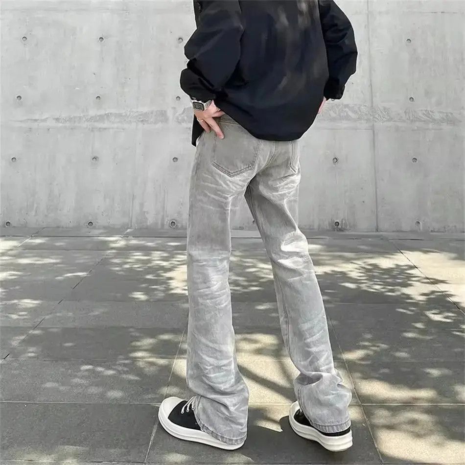 Japanese Brand × Jean Avant garde fashion washed damage flared jeans pants Size US 28 / EU 44 - 2 Thumbnail