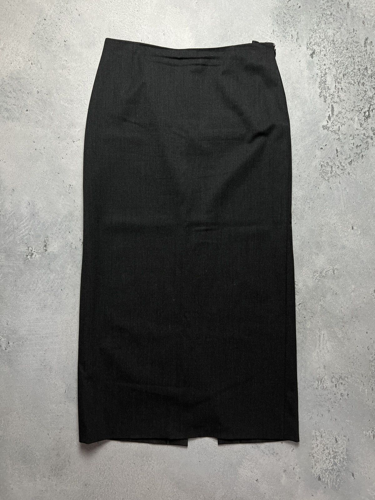 Iceberg Iceberg Vintage Asymmetry Wool Maxi Skirt Archive Rare Italy Size 32" / US 10 / IT 46 - 1 Thumbnail