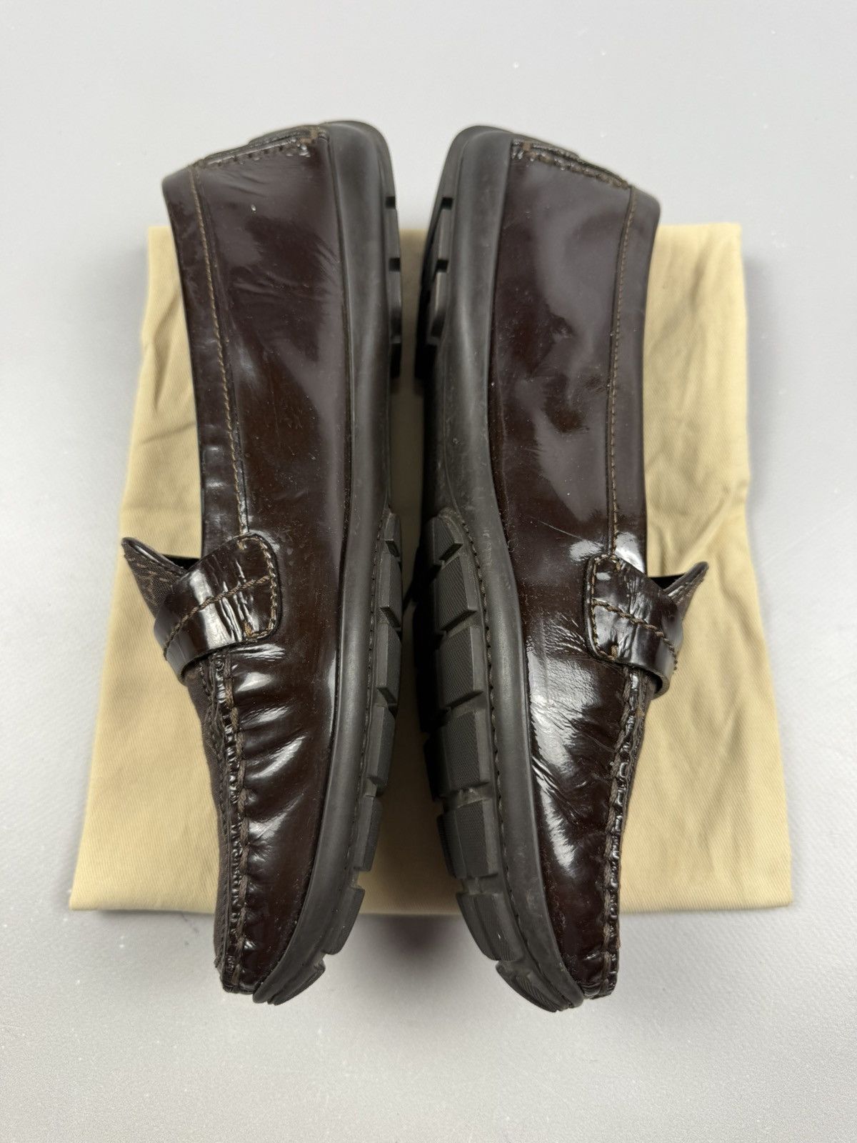 Louis Vuitton Louis Vuitton Monogram Loafers Brown Women EU 39 Luxury Size US 6 / IT 36 - 6 Thumbnail