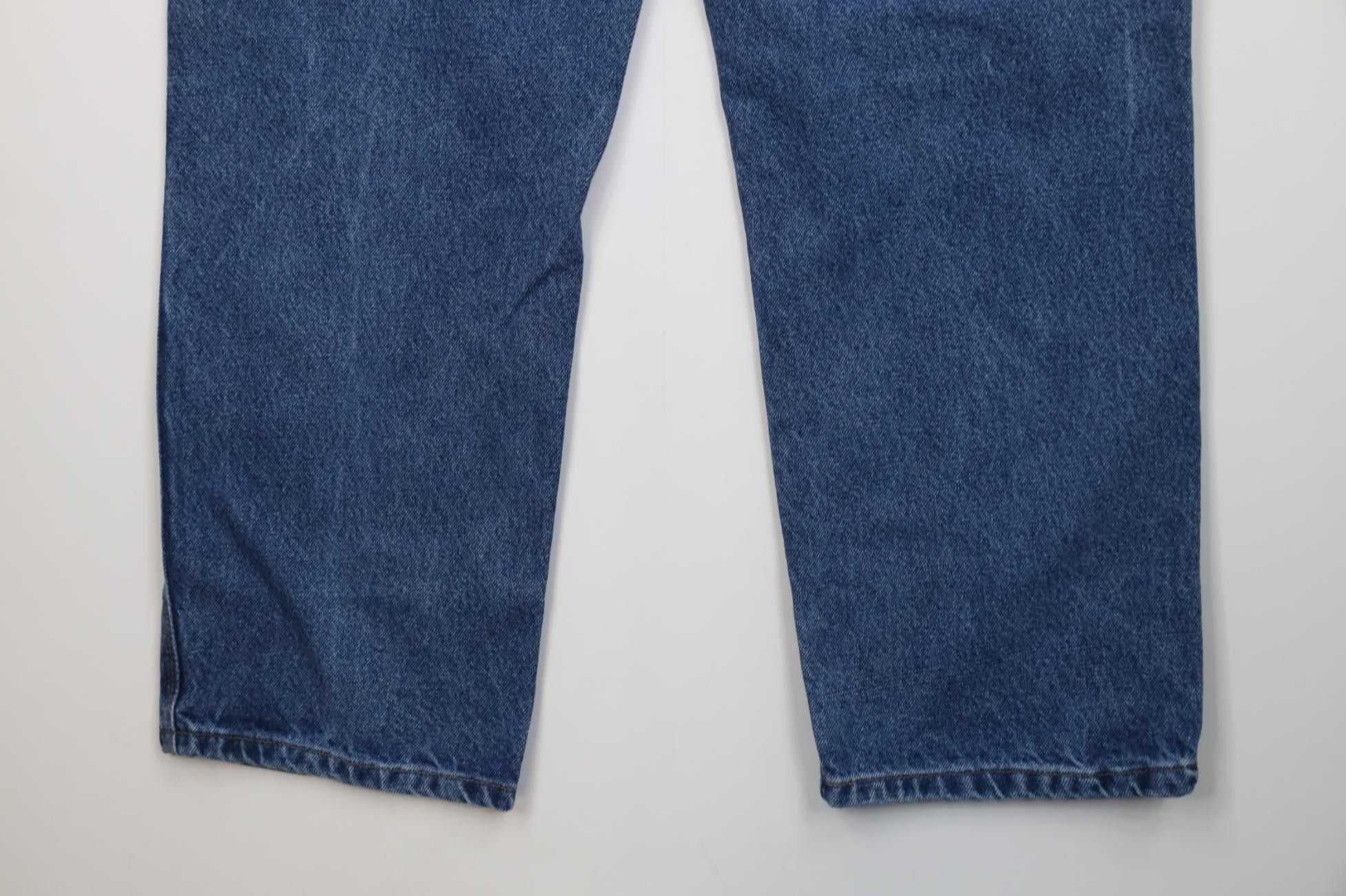Carhartt Vintage 90s Carhartt Dungaree Denim Jeans Blue Cotton Size US 34 / EU 50 - 13 Thumbnail