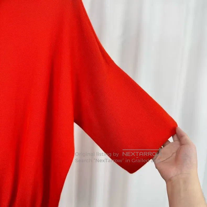 Hermes Hermes Orange zipper cashmere knitted top Size XXS / US 00 / IT 34 - 4 Thumbnail