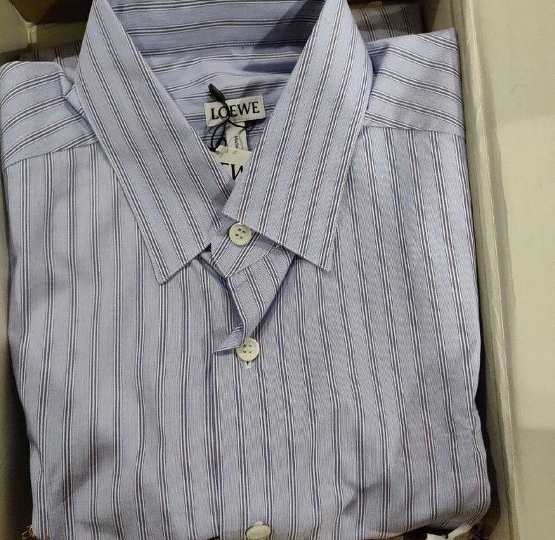 Loewe LOEWE size39 Striped logo shirt Size M / US 6-8 / IT 42-44 - 5 Thumbnail