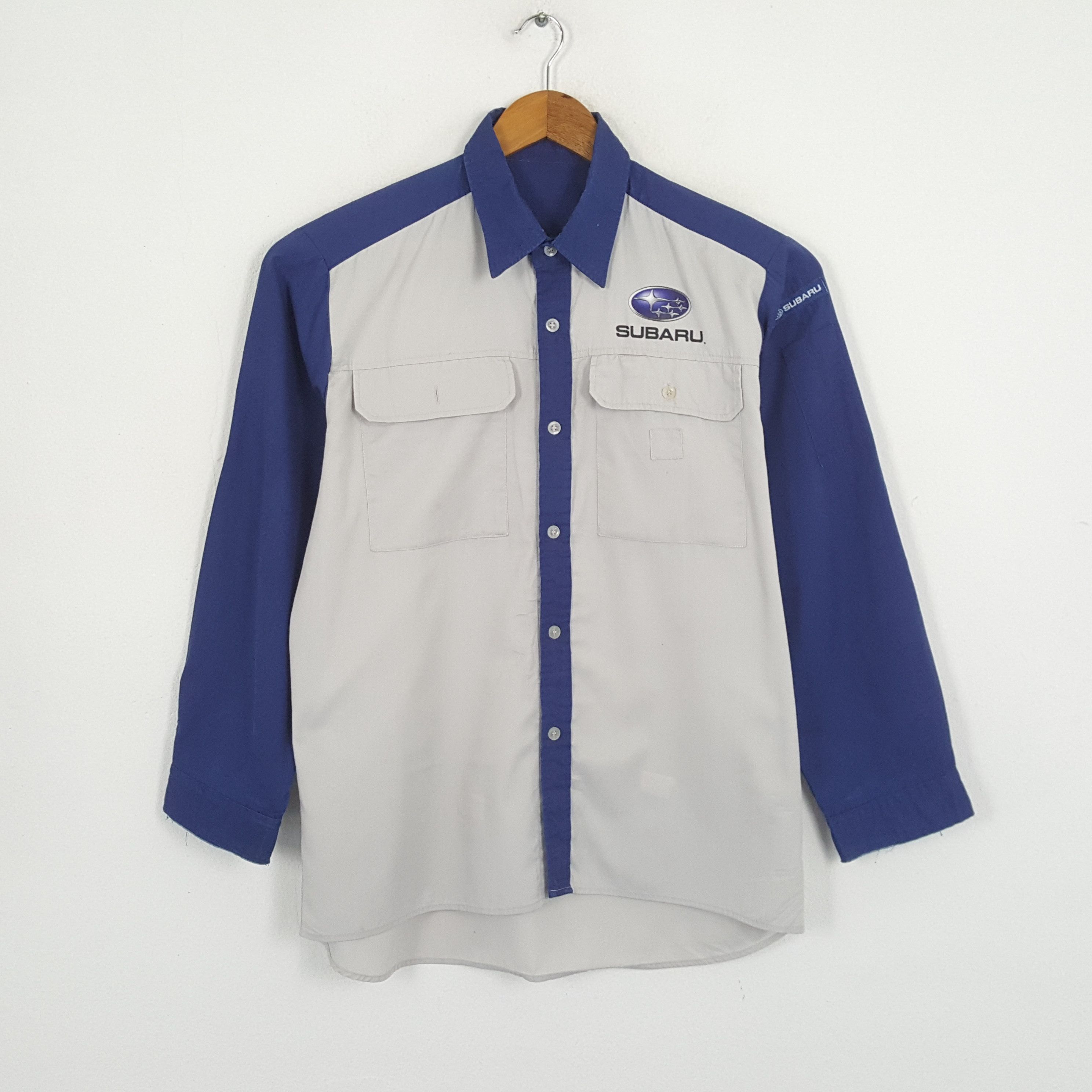 Vintage Vintage SUBARU Japanese Motorsports Crew Shirt Jacket Size US L / EU 52-54 / 3 - 3 Thumbnail