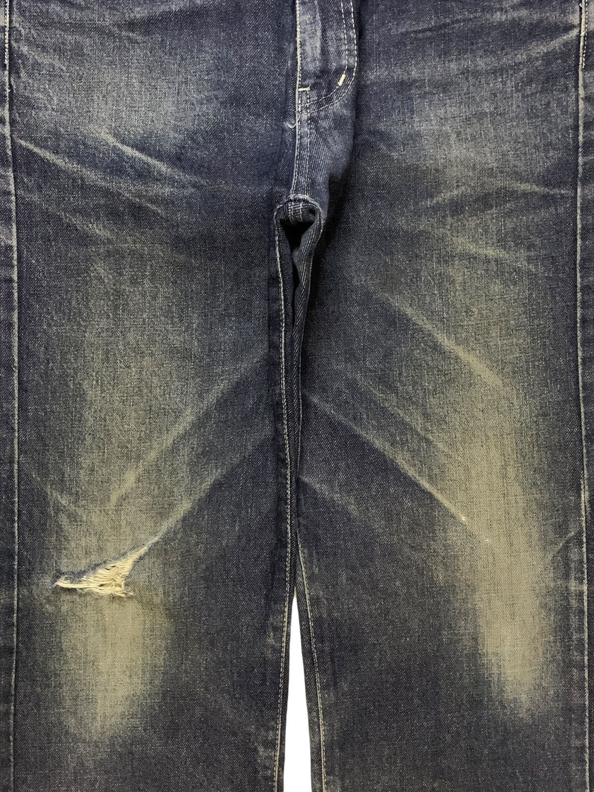 Armani Vintage Italy Giorgio Armani Mud Wash Distressed Loose Jeans Size US 34 / EU 50 - 5 Thumbnail